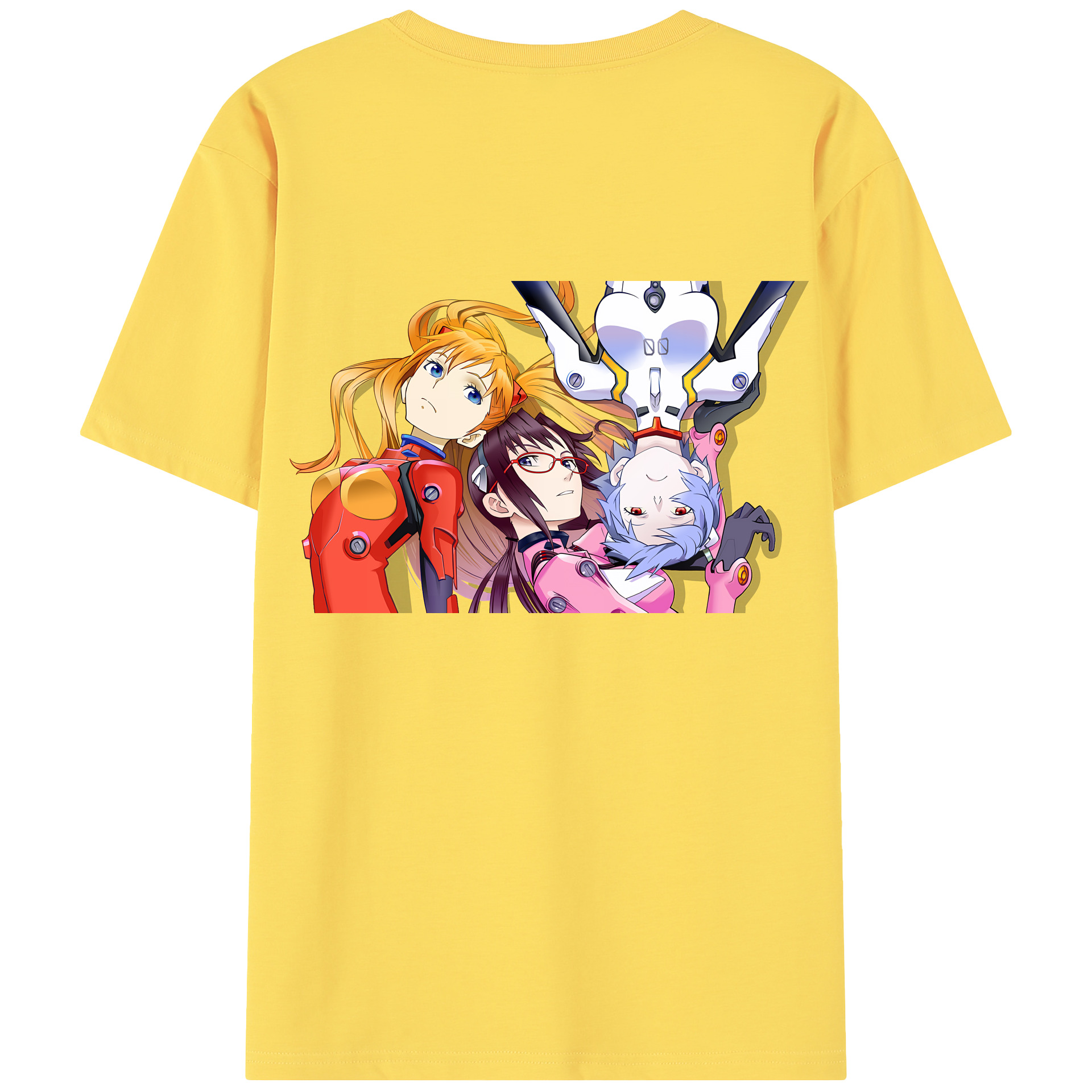 （画像用） EVA 新世紀エヴァンゲリオン 綿100％半袖Tシャツ（背面プリント）