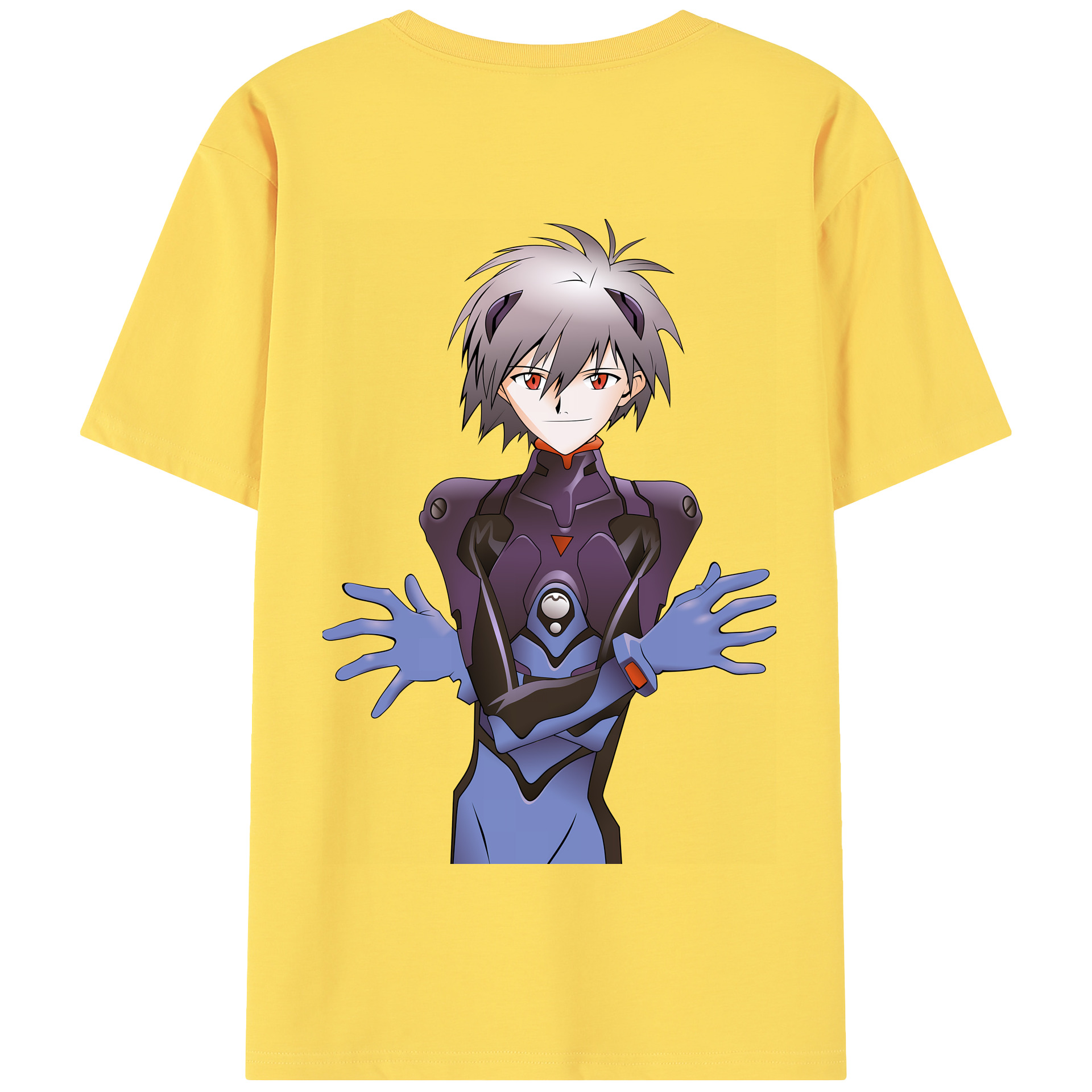 （画像用） EVA 新世紀エヴァンゲリオン 綿100％半袖Tシャツ（背面プリント）