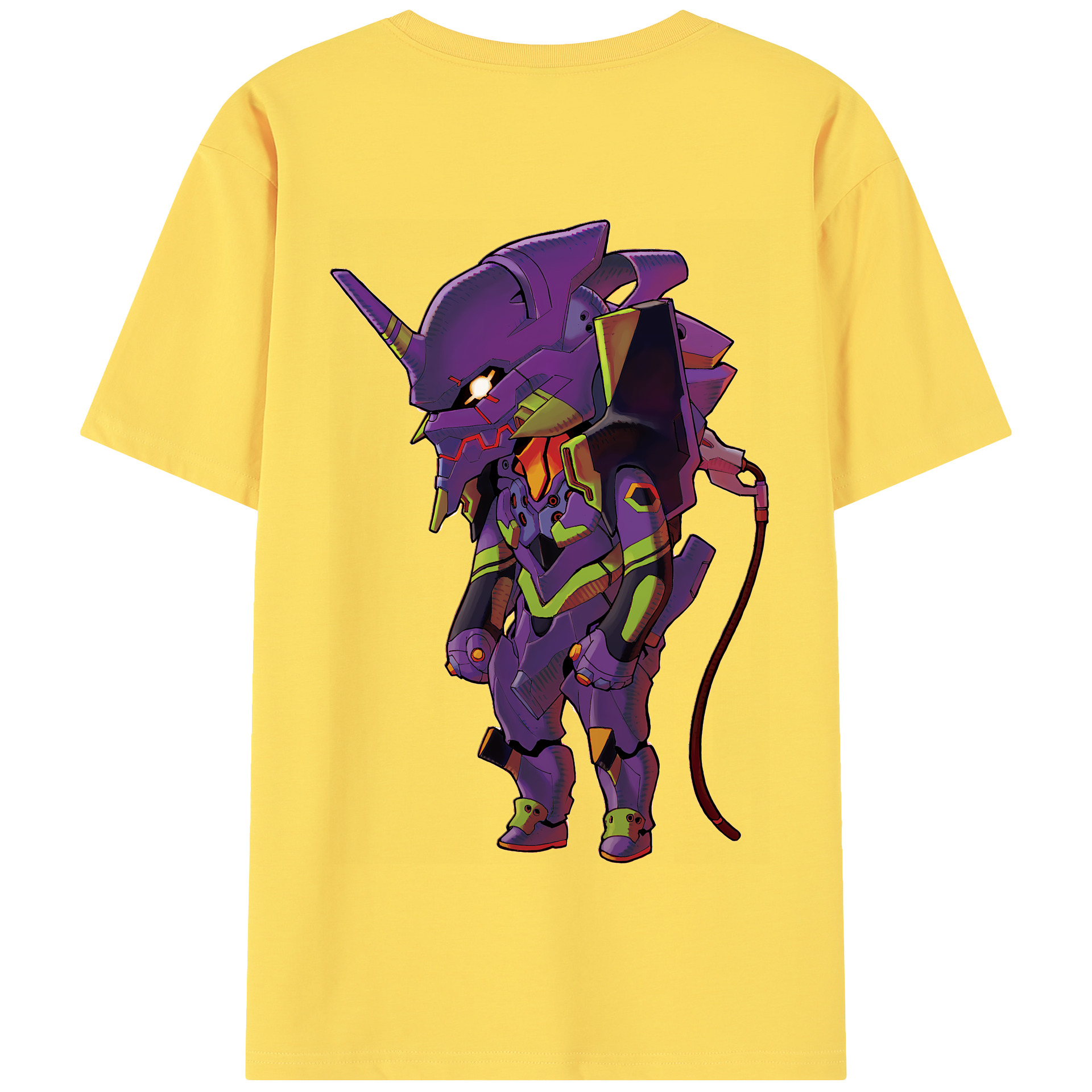 （画像用） EVA 新世紀エヴァンゲリオン 綿100％半袖Tシャツ（背面プリント）