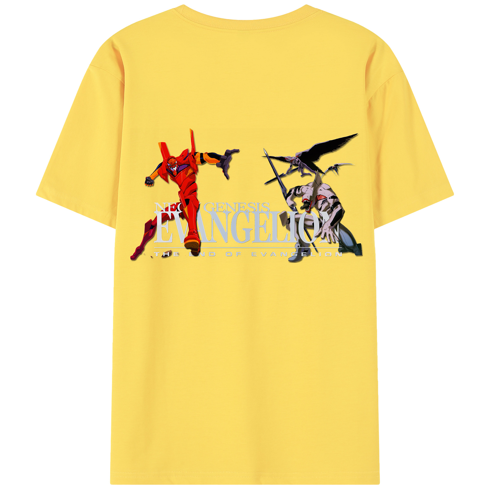 （画像用） EVA 新世紀エヴァンゲリオン 綿100％半袖Tシャツ（背面プリント）