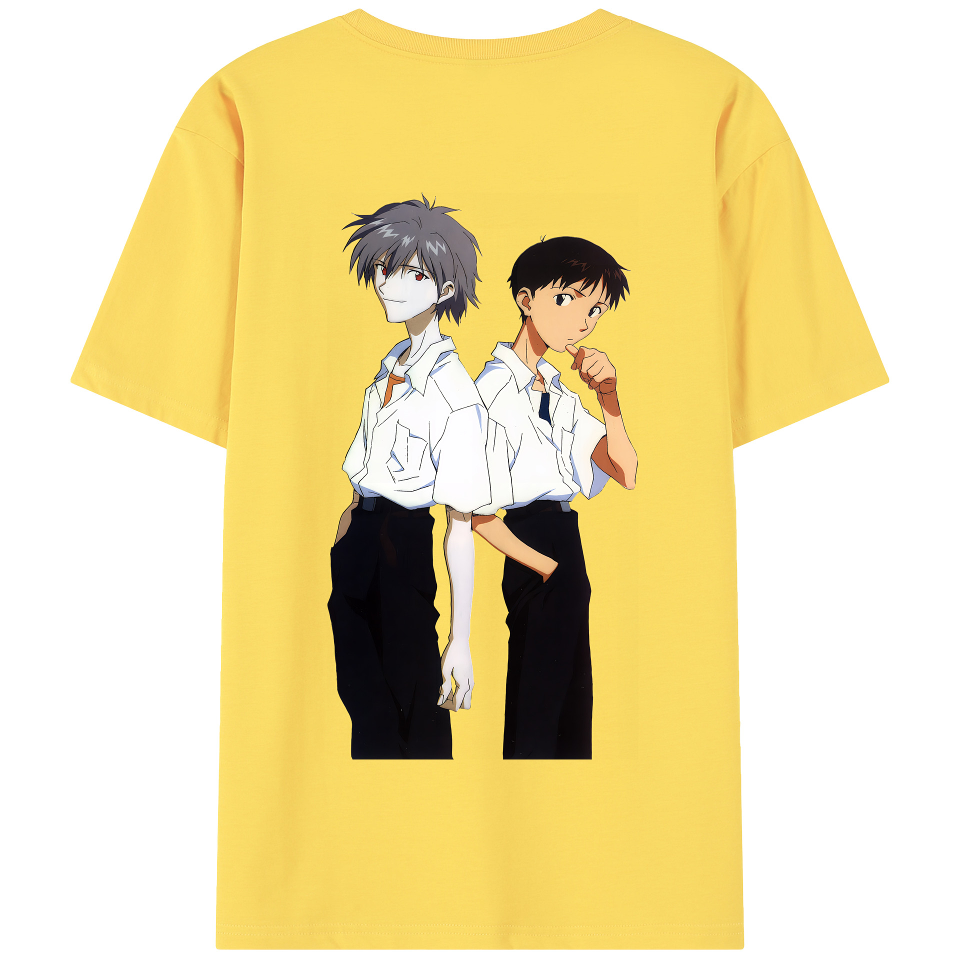 （画像用） EVA 新世紀エヴァンゲリオン 綿100％半袖Tシャツ（背面プリント）