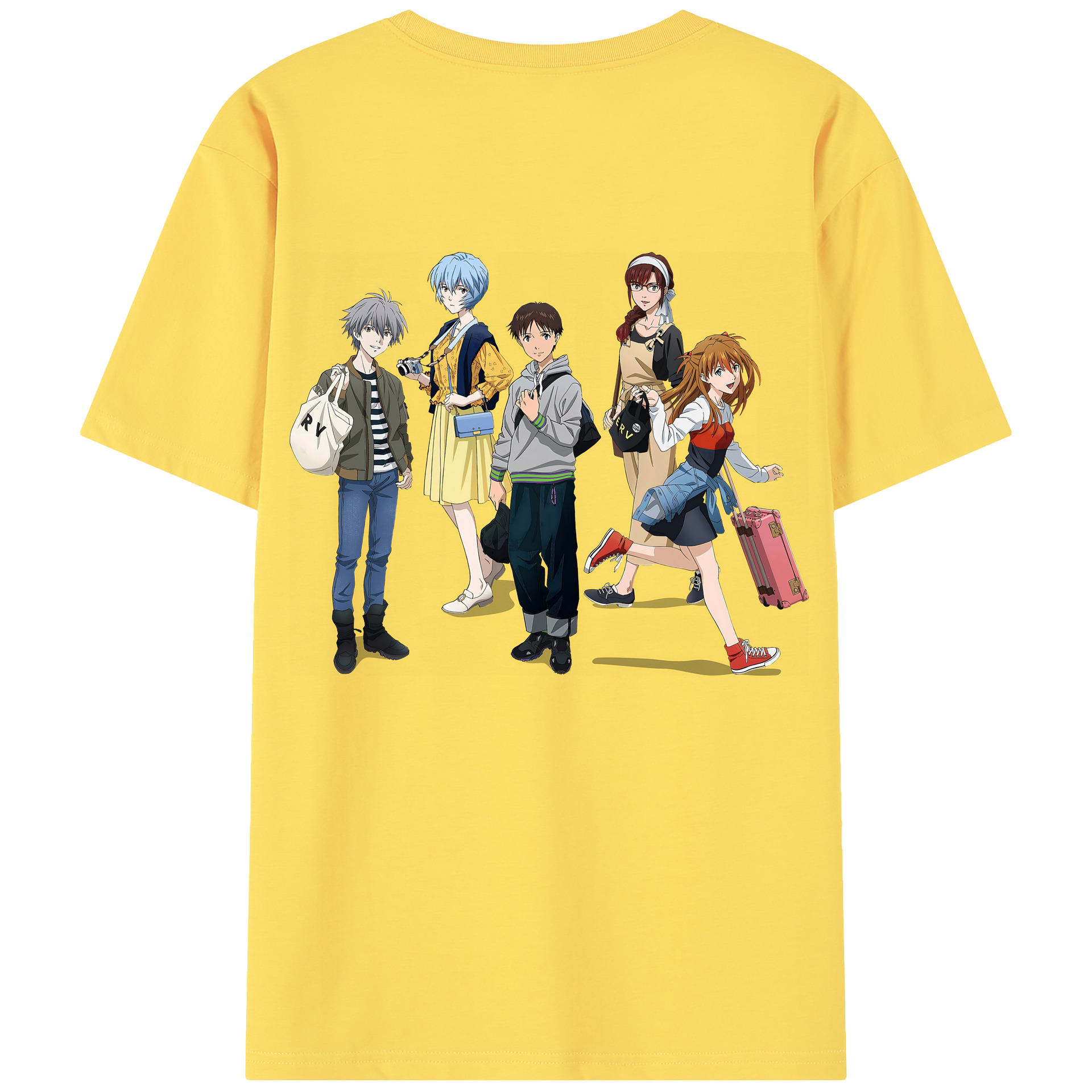 （画像用） EVA 新世紀エヴァンゲリオン 綿100％半袖Tシャツ（背面プリント）