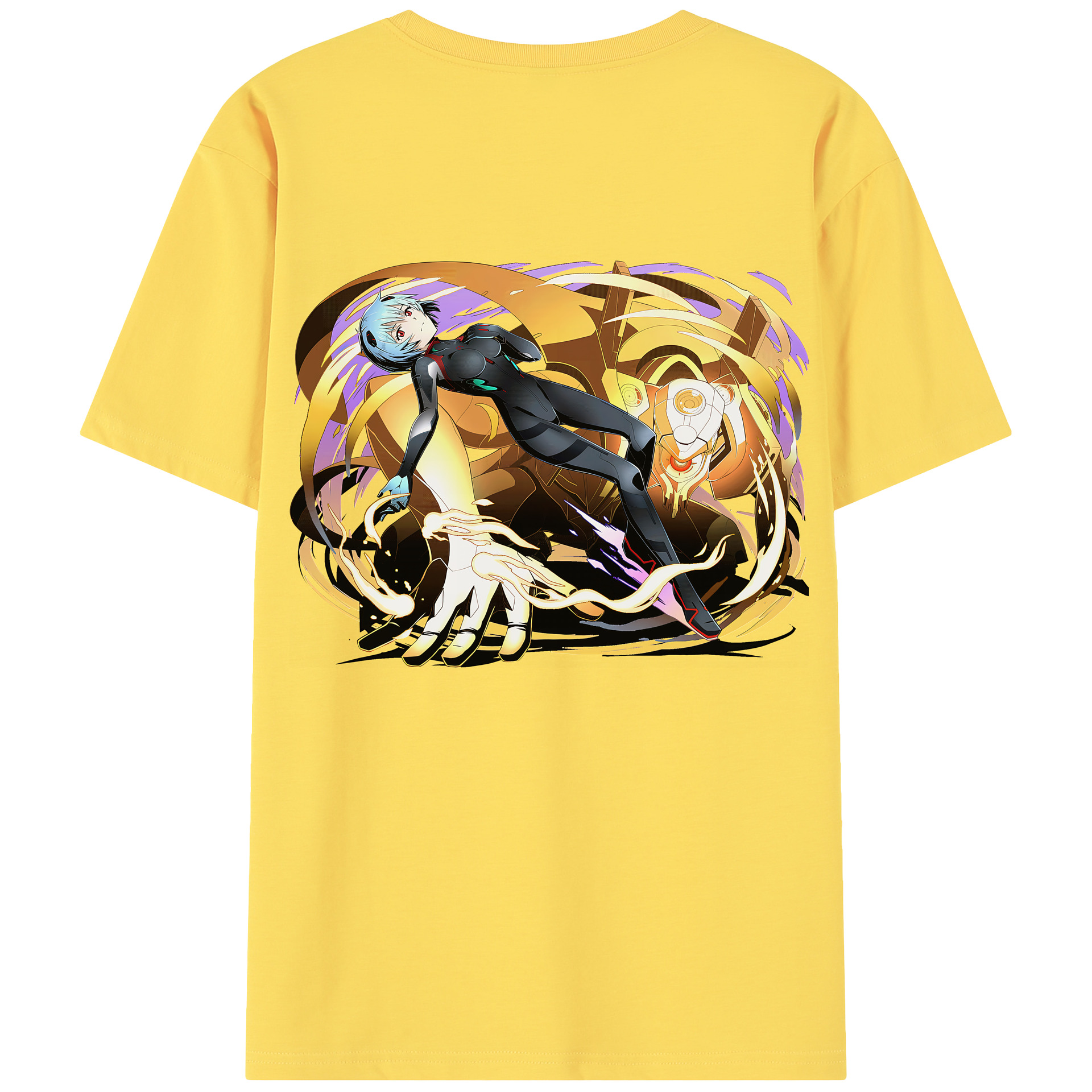 （画像用） EVA 新世紀エヴァンゲリオン 綿100％半袖Tシャツ（背面プリント）