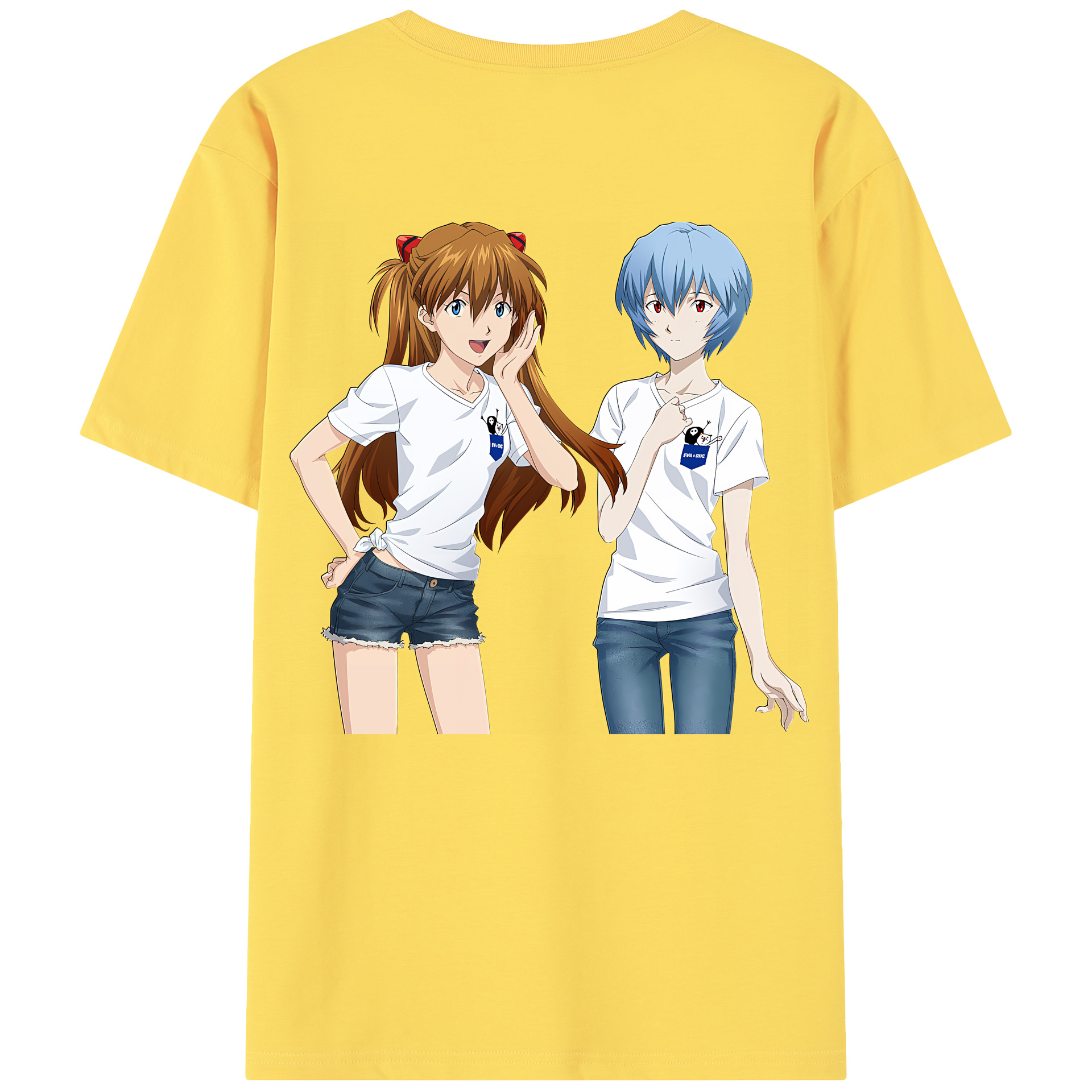 （画像用） EVA 新世紀エヴァンゲリオン 綿100％半袖Tシャツ（背面プリント）