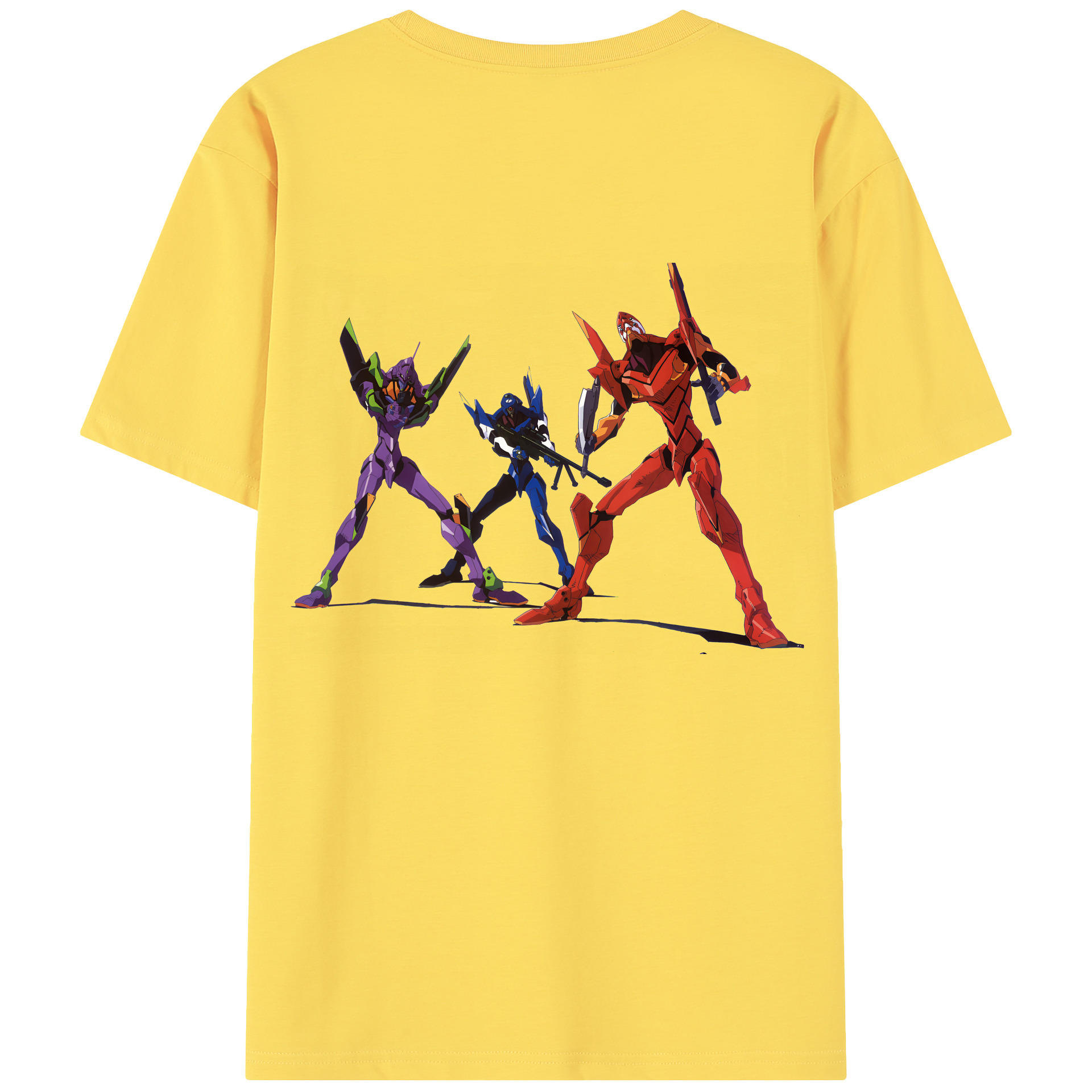 （画像用） EVA 新世紀エヴァンゲリオン 綿100％半袖Tシャツ（背面プリント）