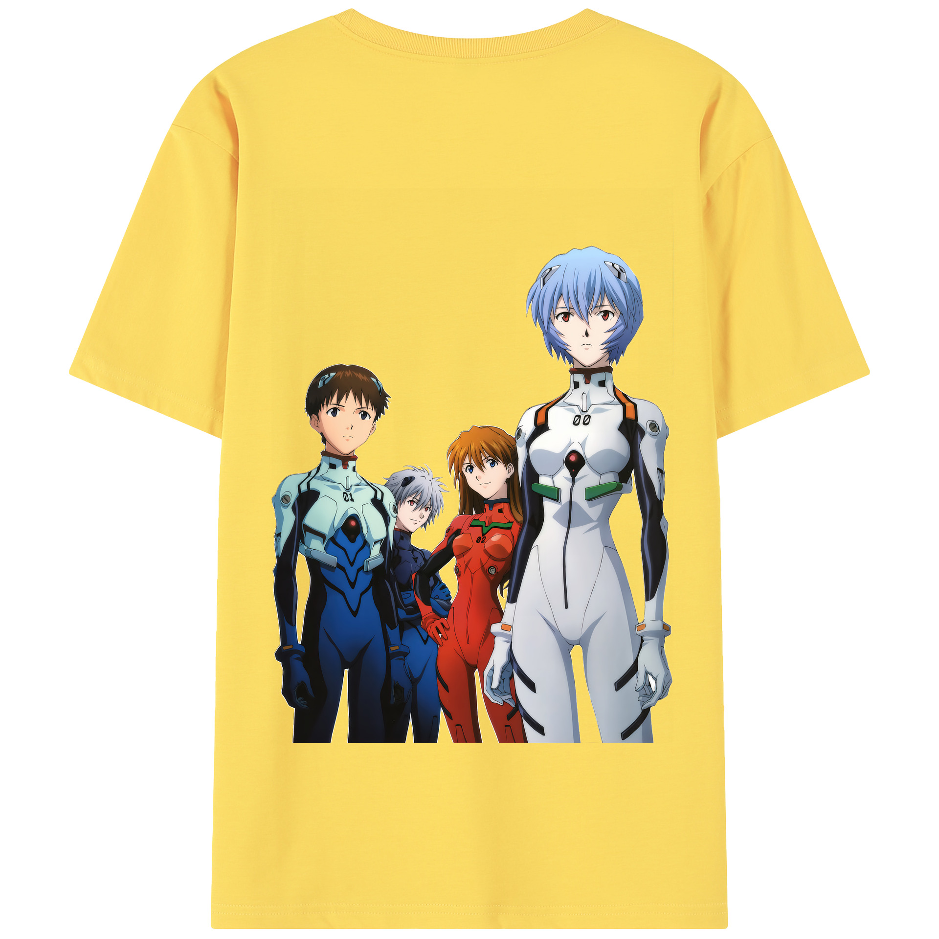 （画像用） EVA 新世紀エヴァンゲリオン 綿100％半袖Tシャツ（背面プリント）