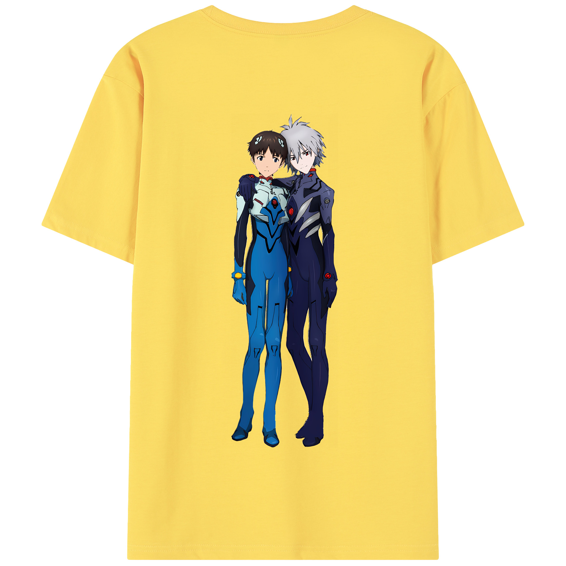 （画像用） EVA 新世紀エヴァンゲリオン 綿100％半袖Tシャツ（背面プリント）