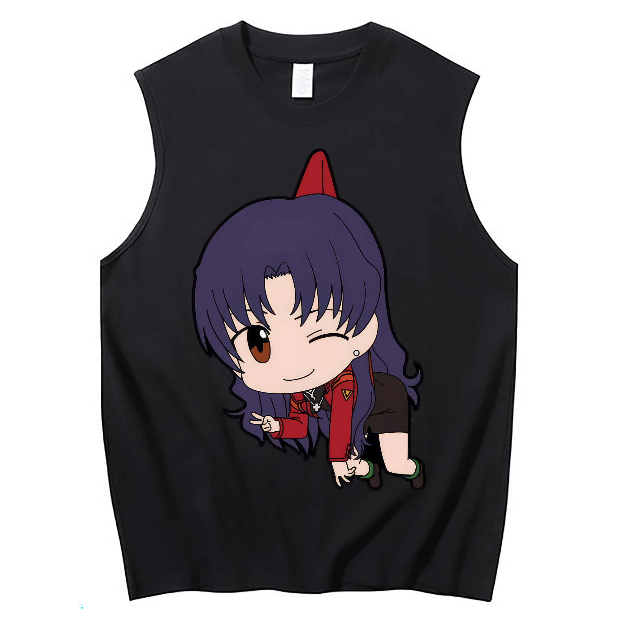 （画像用） EVA 新世紀エヴァンゲリオン コットン100％タンクトップ（フロントプリント）