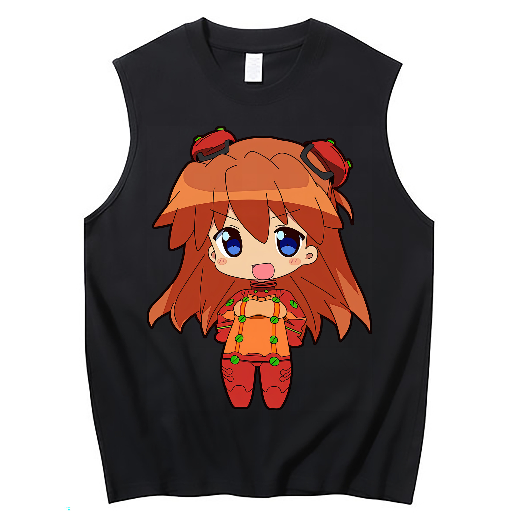 （画像用） EVA 新世紀エヴァンゲリオン コットン100％タンクトップ（フロントプリント）