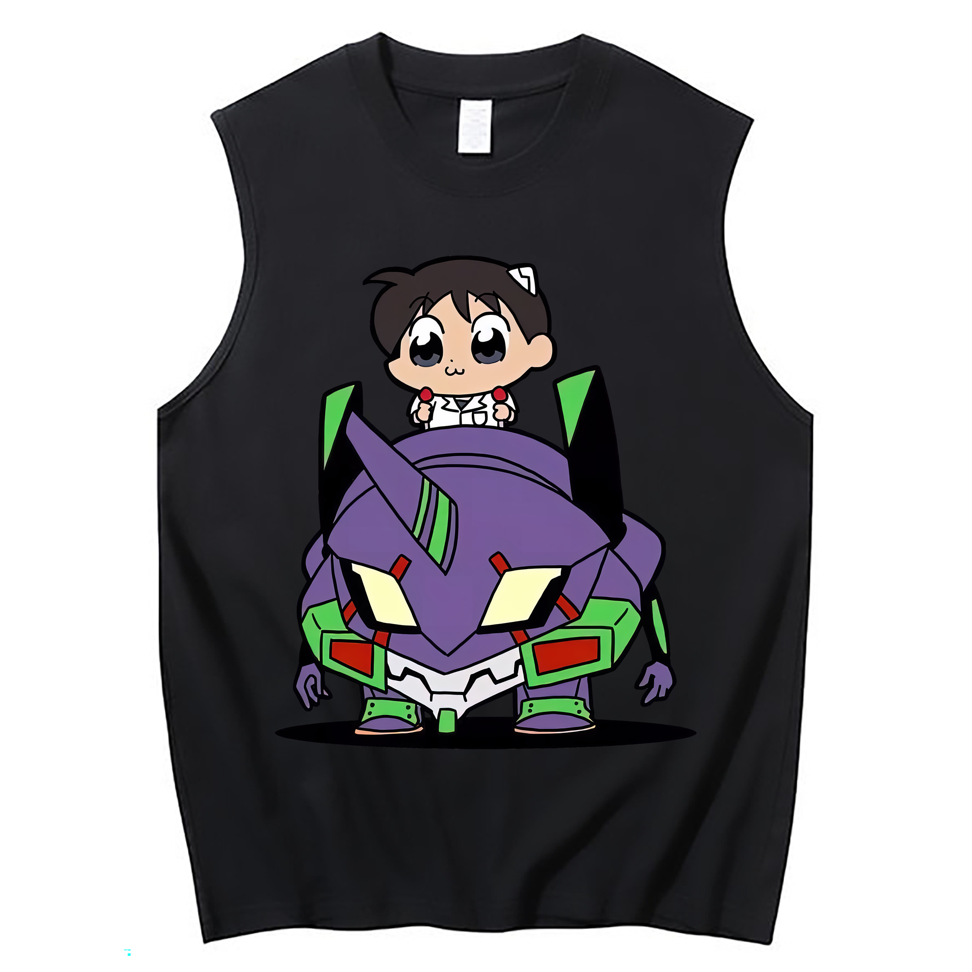 （画像用） EVA 新世紀エヴァンゲリオン コットン100％タンクトップ（フロントプリント）