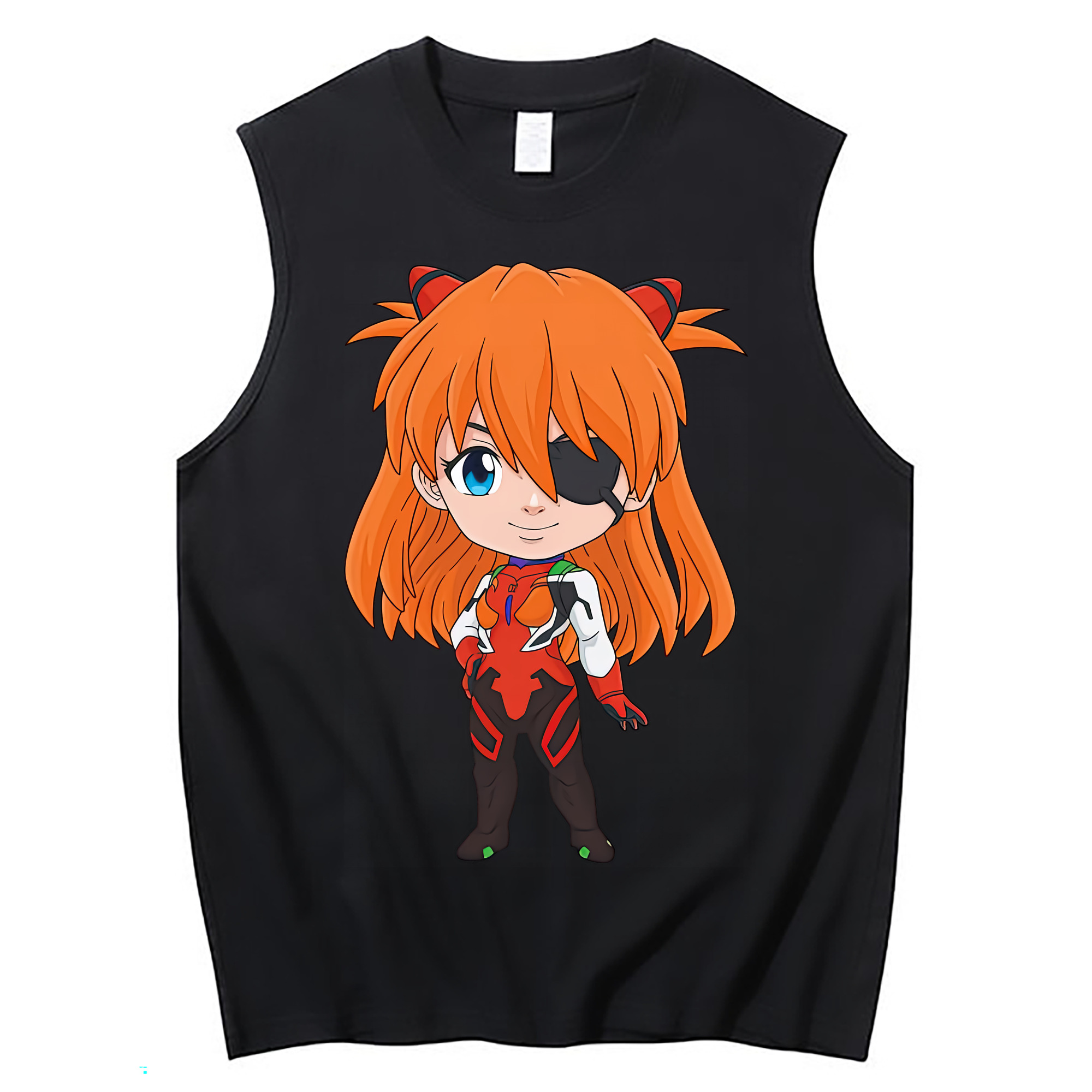（画像用） EVA 新世紀エヴァンゲリオン コットン100％タンクトップ（フロントプリント）