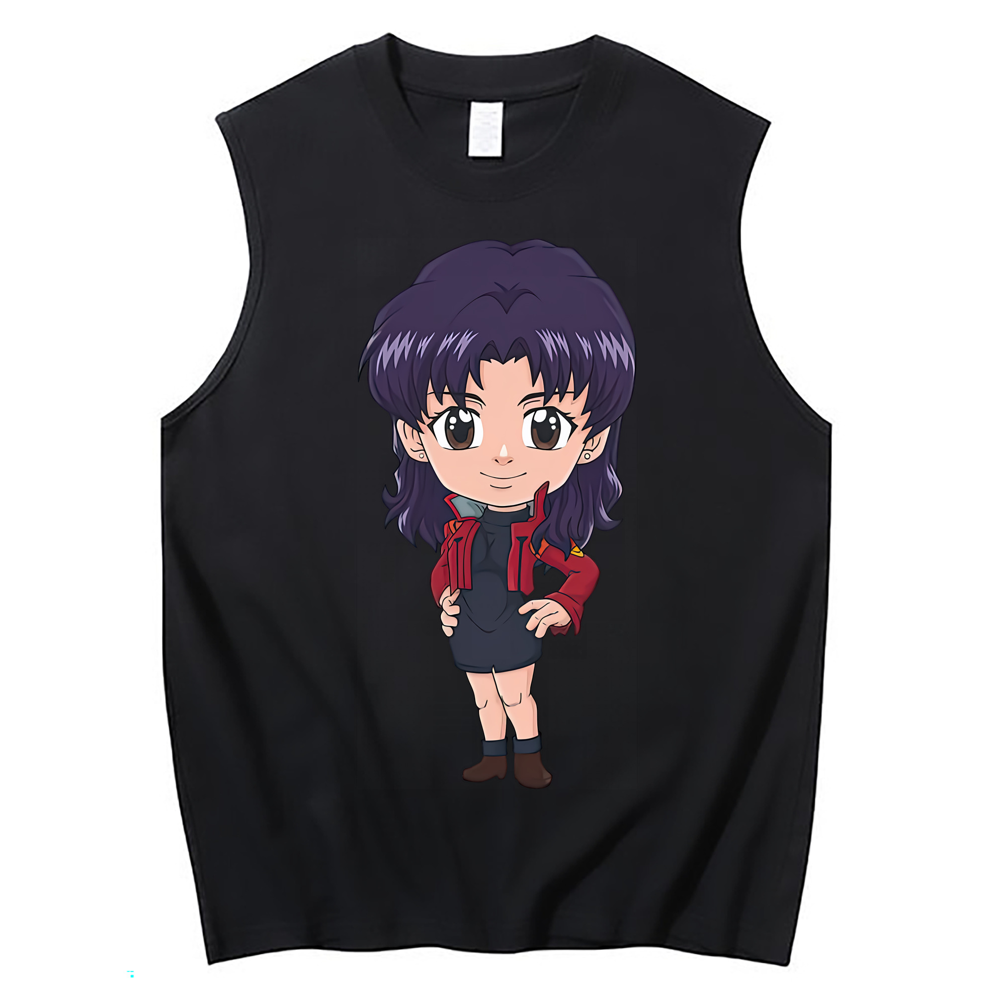 （画像用） EVA 新世紀エヴァンゲリオン コットン100％タンクトップ（フロントプリント）