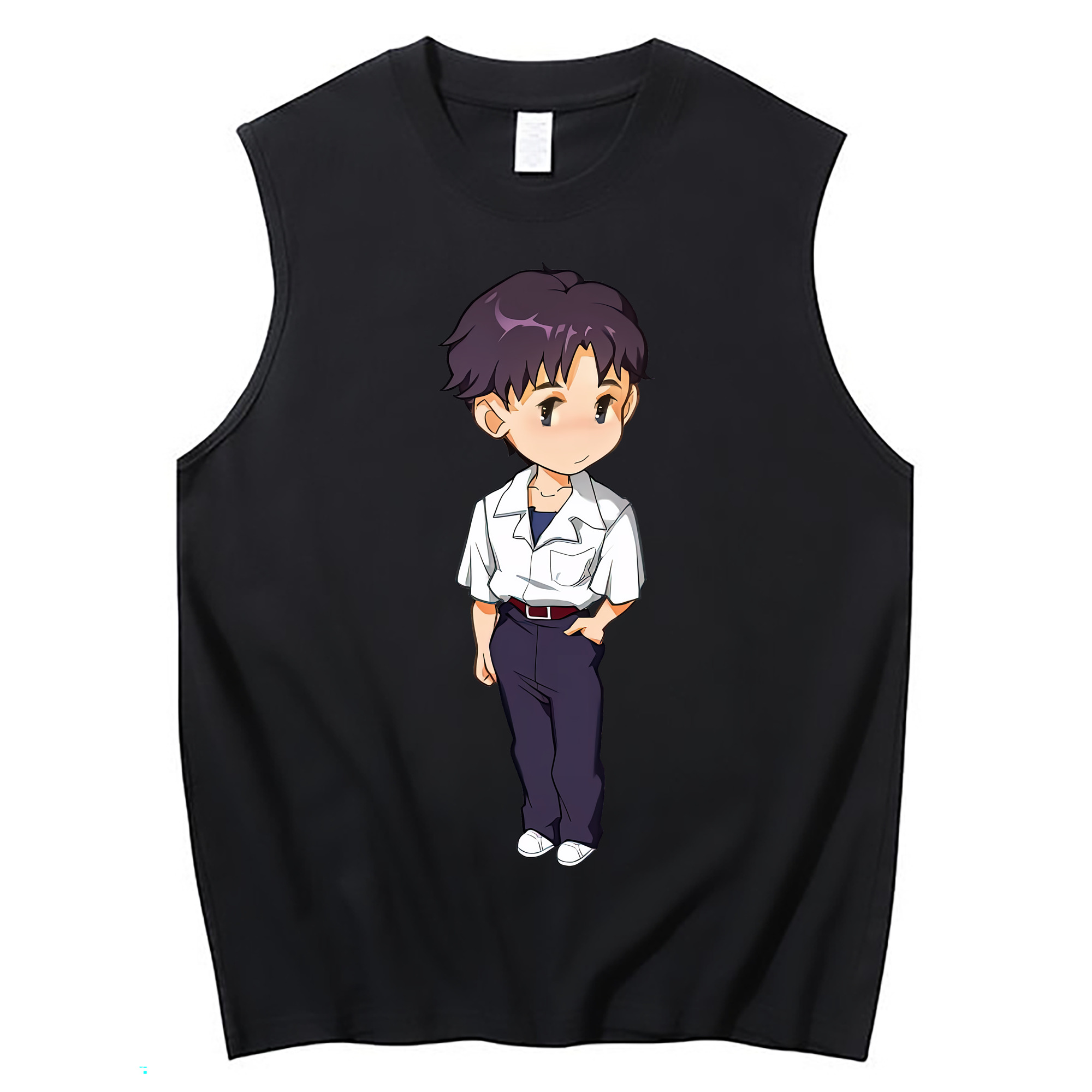 （画像用） EVA 新世紀エヴァンゲリオン コットン100％タンクトップ（フロントプリント）