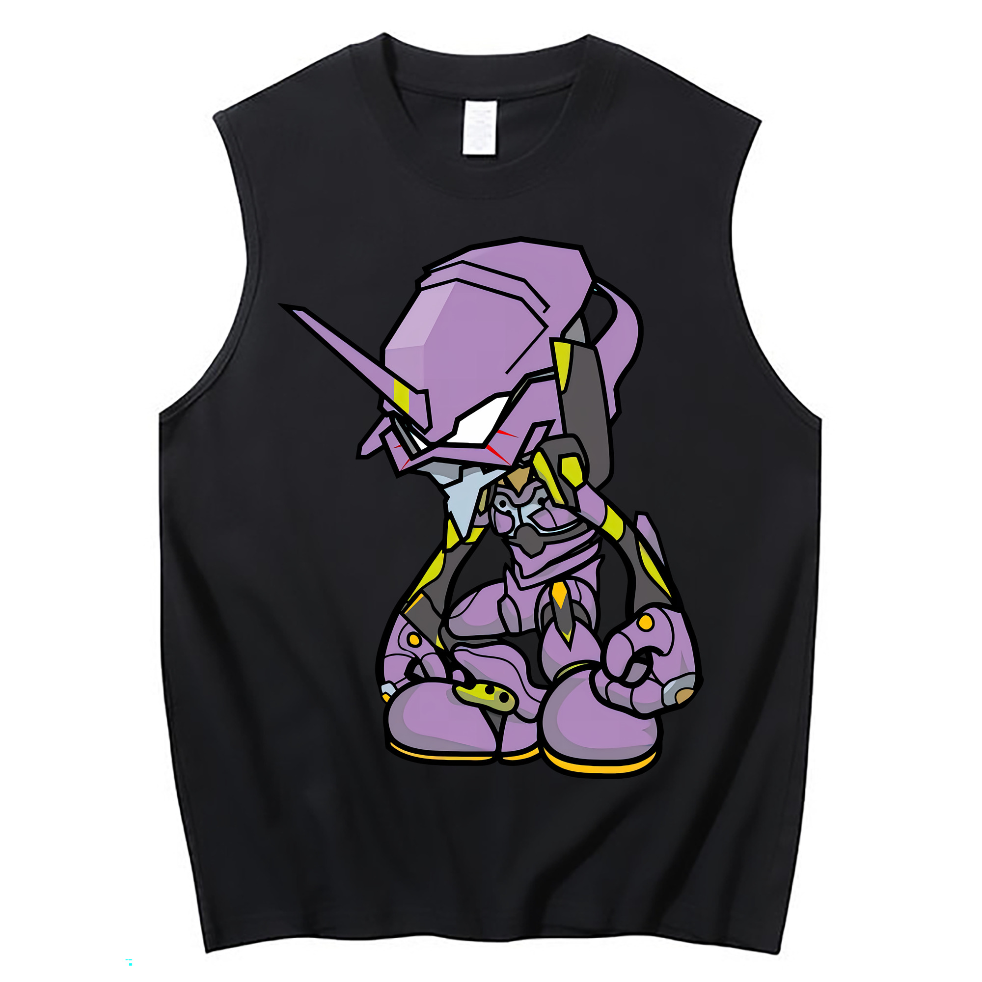 （画像用） EVA 新世紀エヴァンゲリオン コットン100％タンクトップ（フロントプリント）