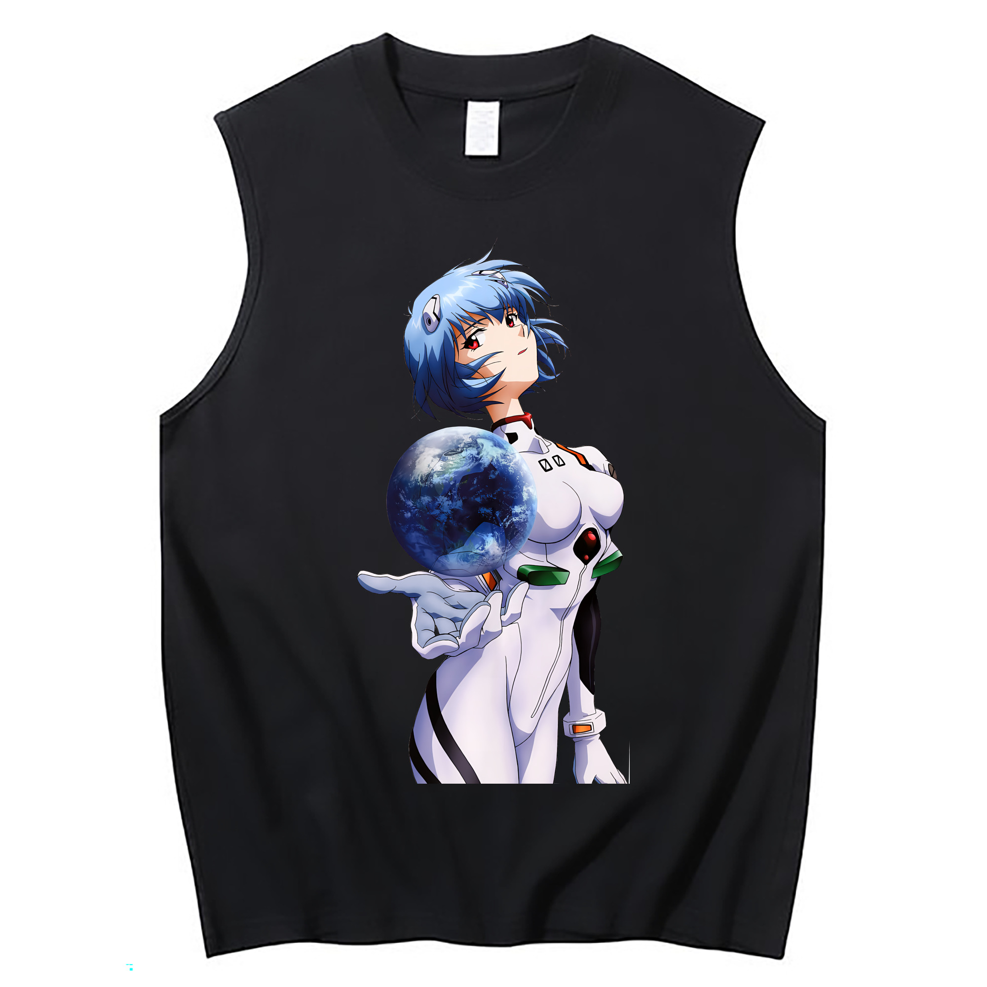 （画像用） EVA 新世紀エヴァンゲリオン コットン100％タンクトップ（フロントプリント）