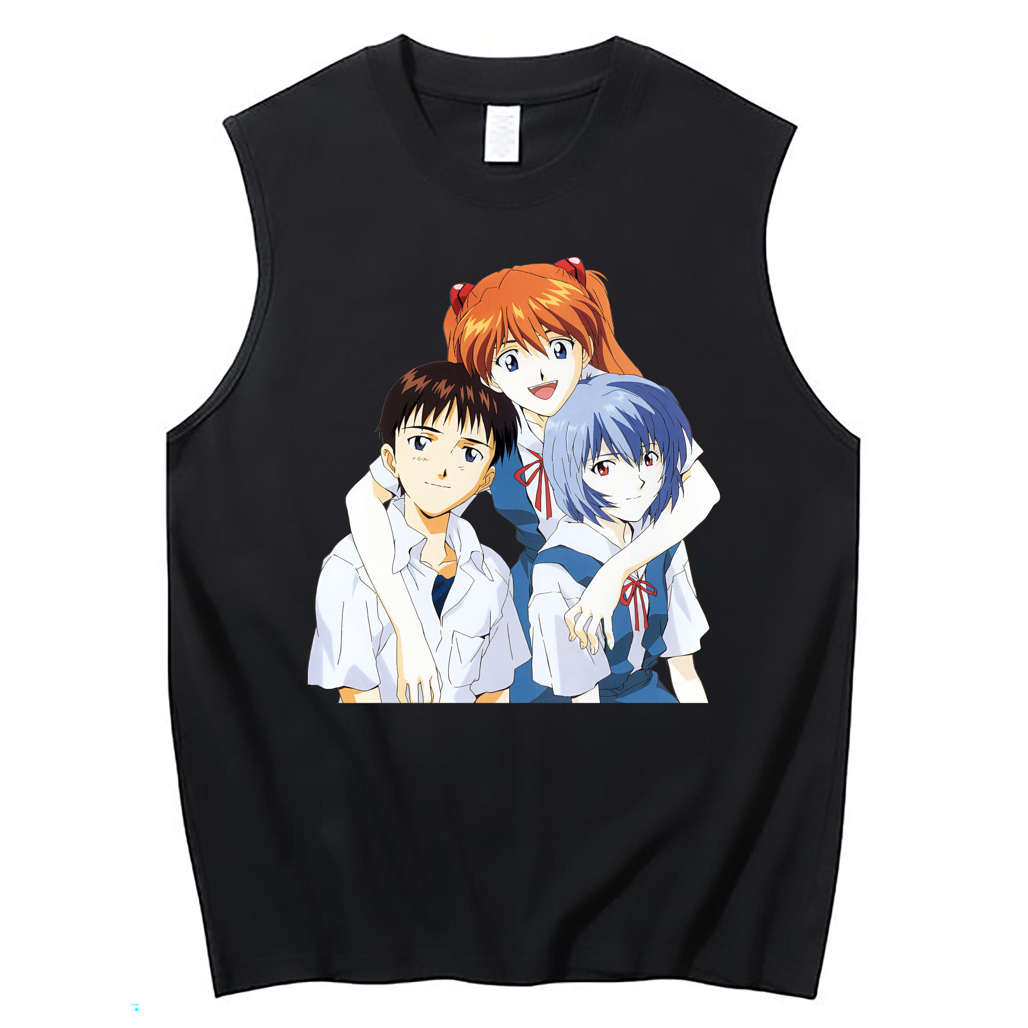 （画像用） EVA 新世紀エヴァンゲリオン コットン100％タンクトップ（フロントプリント）