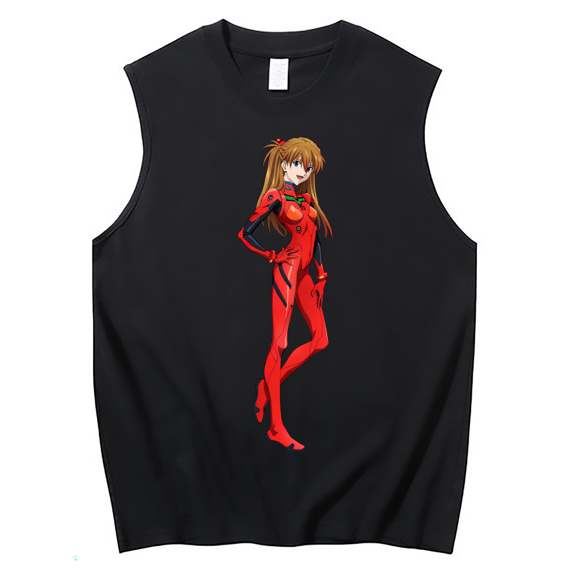 （画像用） EVA 新世紀エヴァンゲリオン コットン100％タンクトップ（フロントプリント）