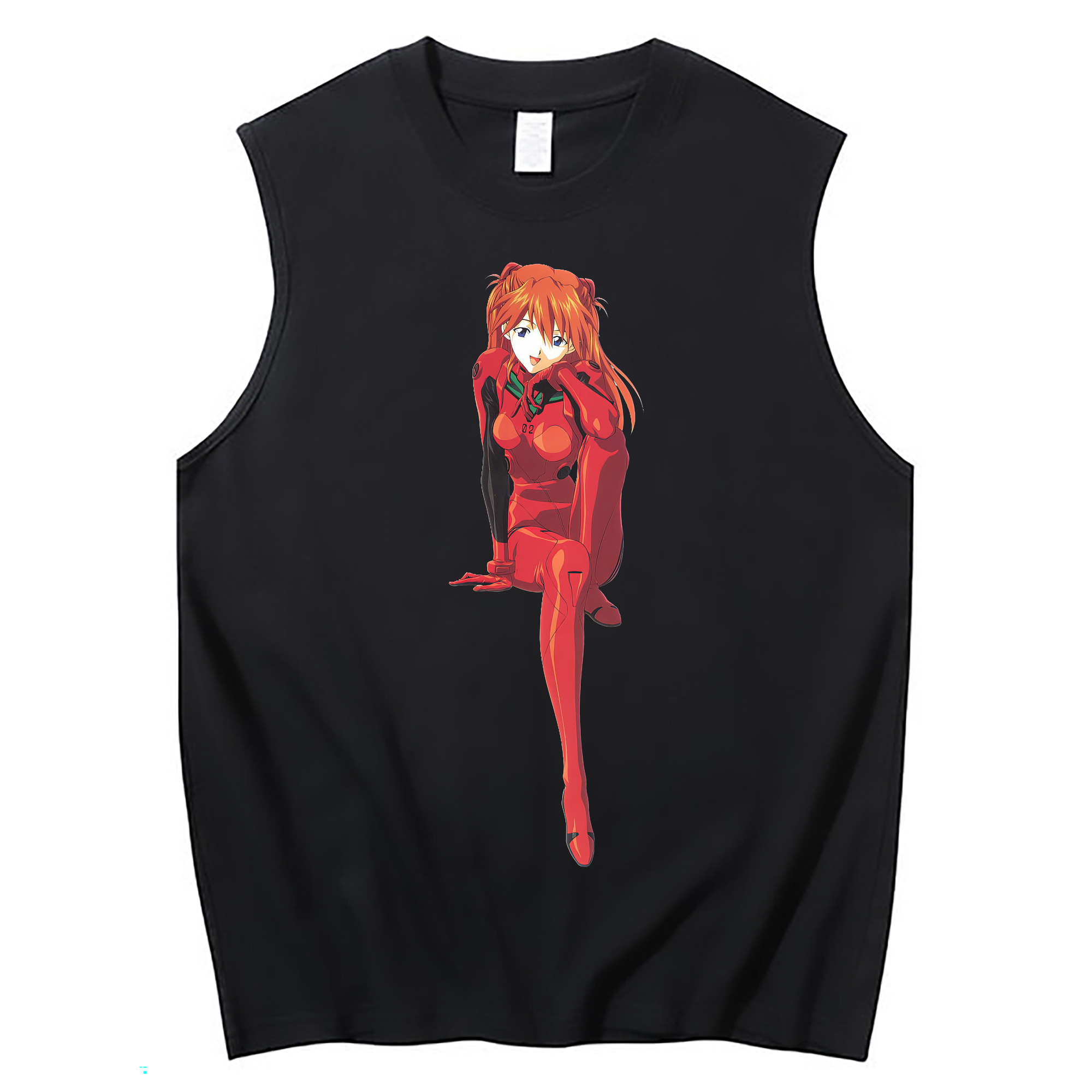 （画像用） EVA 新世紀エヴァンゲリオン コットン100％タンクトップ（フロントプリント）