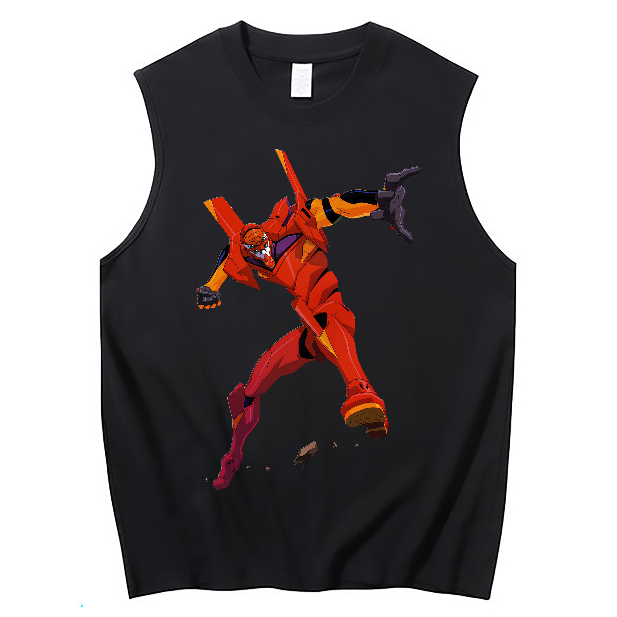（画像用） EVA 新世紀エヴァンゲリオン コットン100％タンクトップ（フロントプリント）