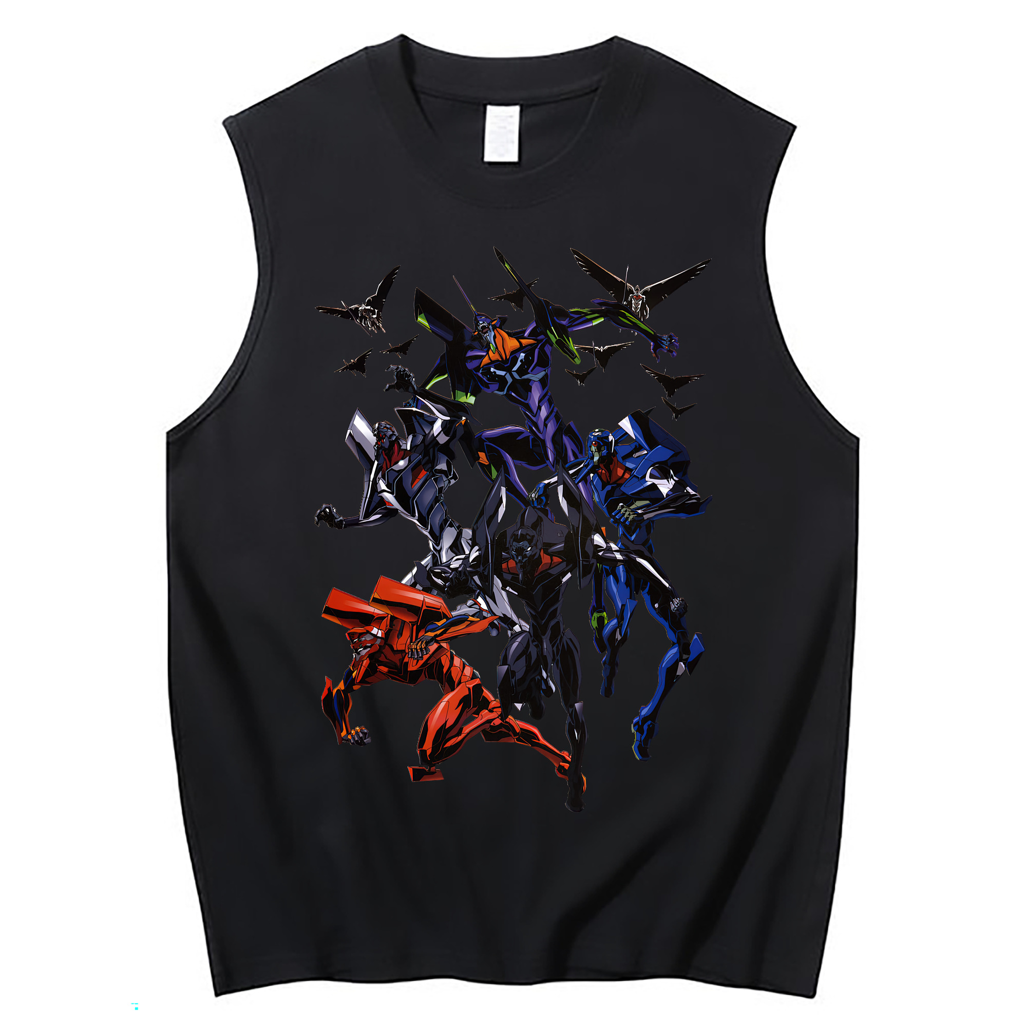（画像用） EVA 新世紀エヴァンゲリオン コットン100％タンクトップ（フロントプリント）