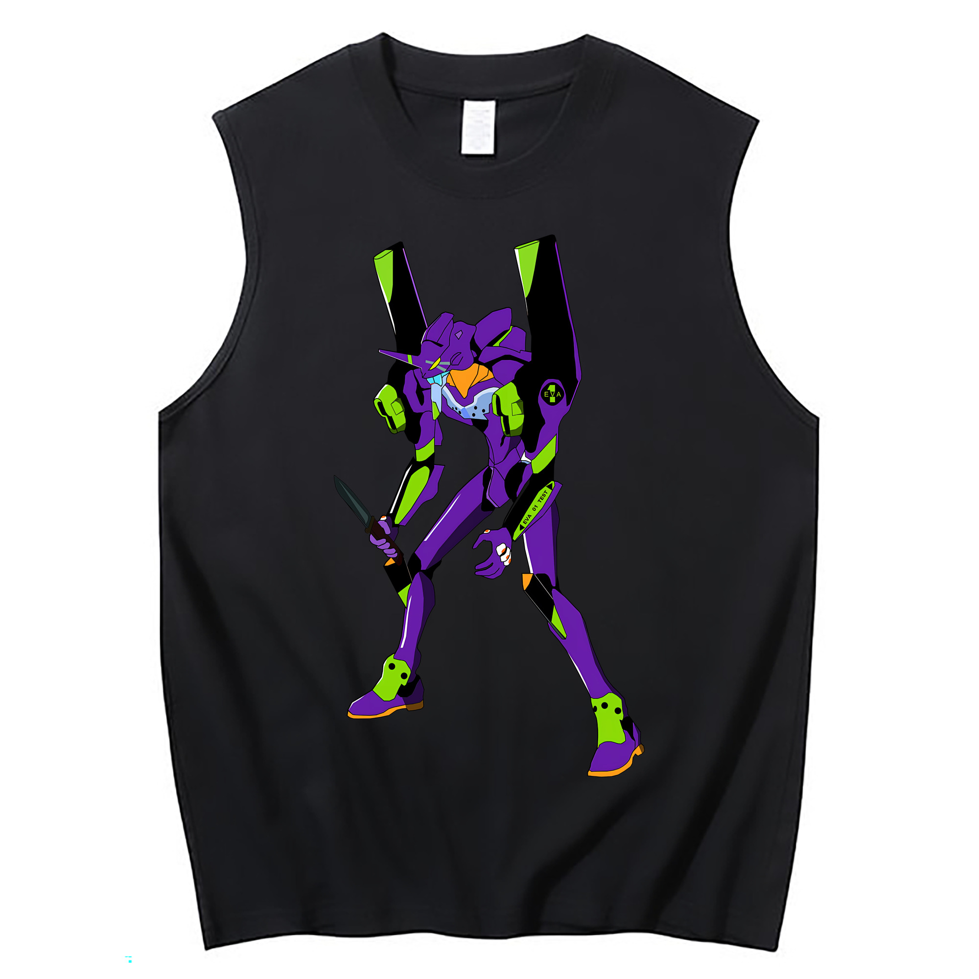 （画像用） EVA 新世紀エヴァンゲリオン コットン100％タンクトップ（フロントプリント）