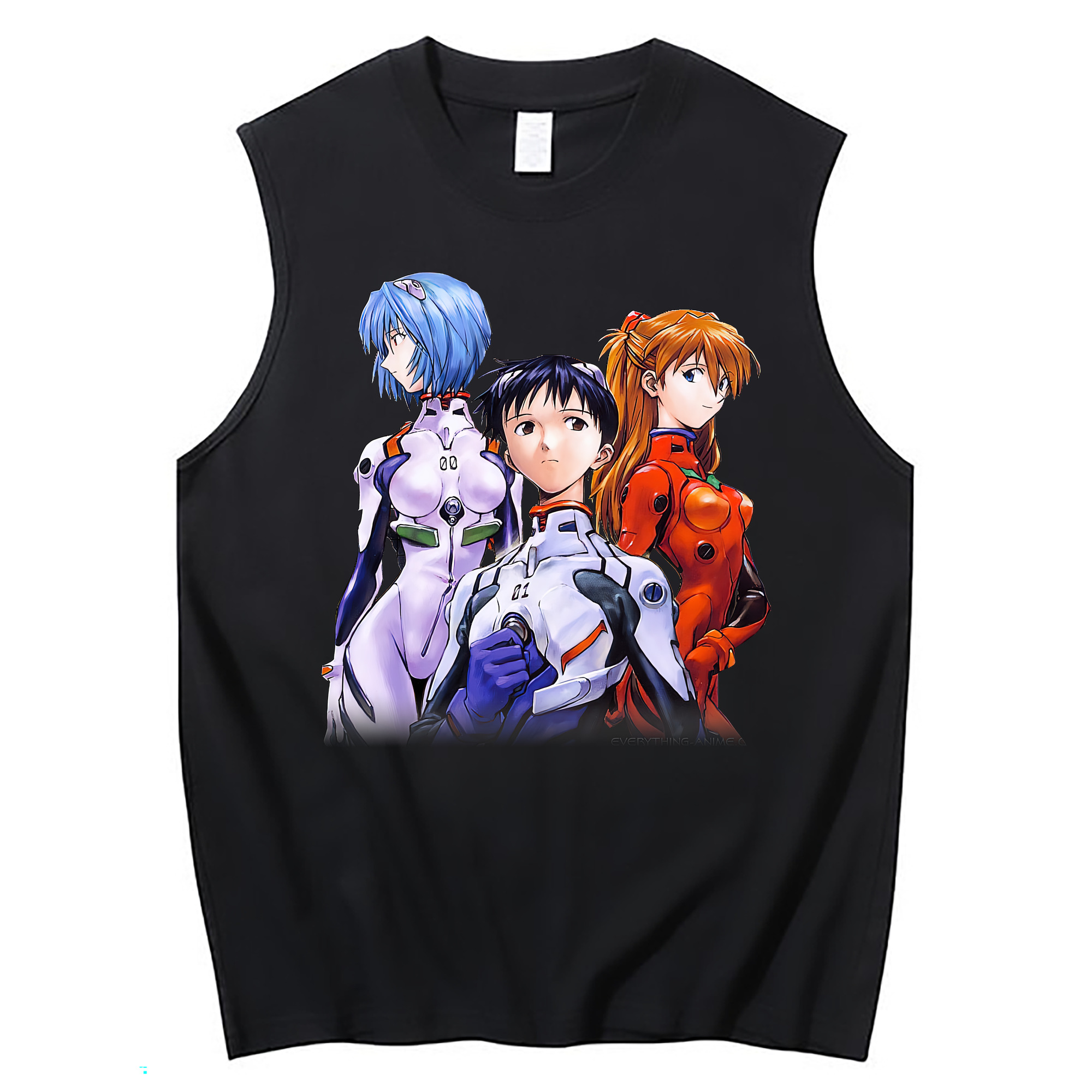 （画像用） EVA 新世紀エヴァンゲリオン コットン100％タンクトップ（フロントプリント）
