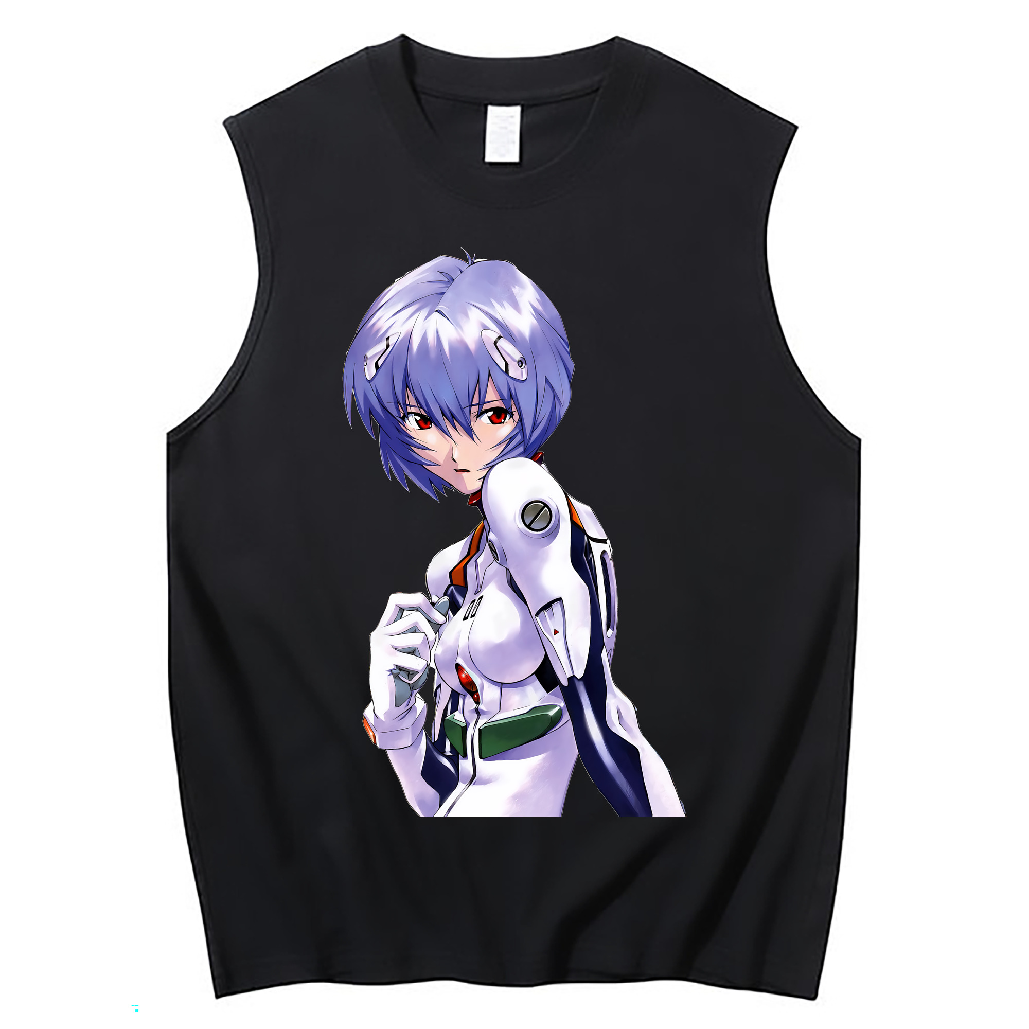（画像用） EVA 新世紀エヴァンゲリオン コットン100％タンクトップ（フロントプリント）