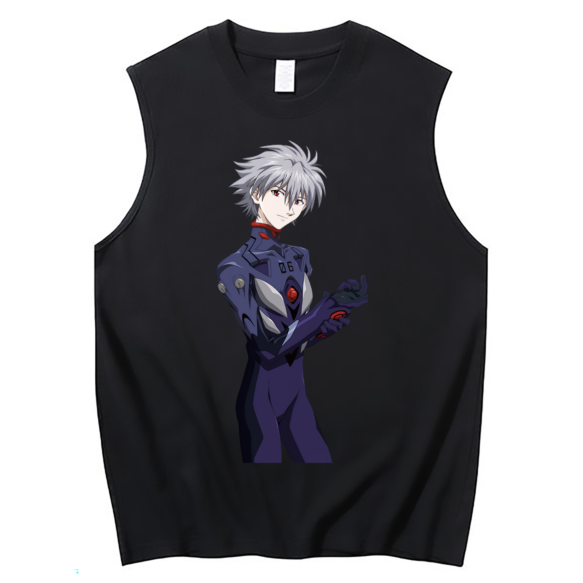 （画像用） EVA 新世紀エヴァンゲリオン コットン100％タンクトップ（フロントプリント）