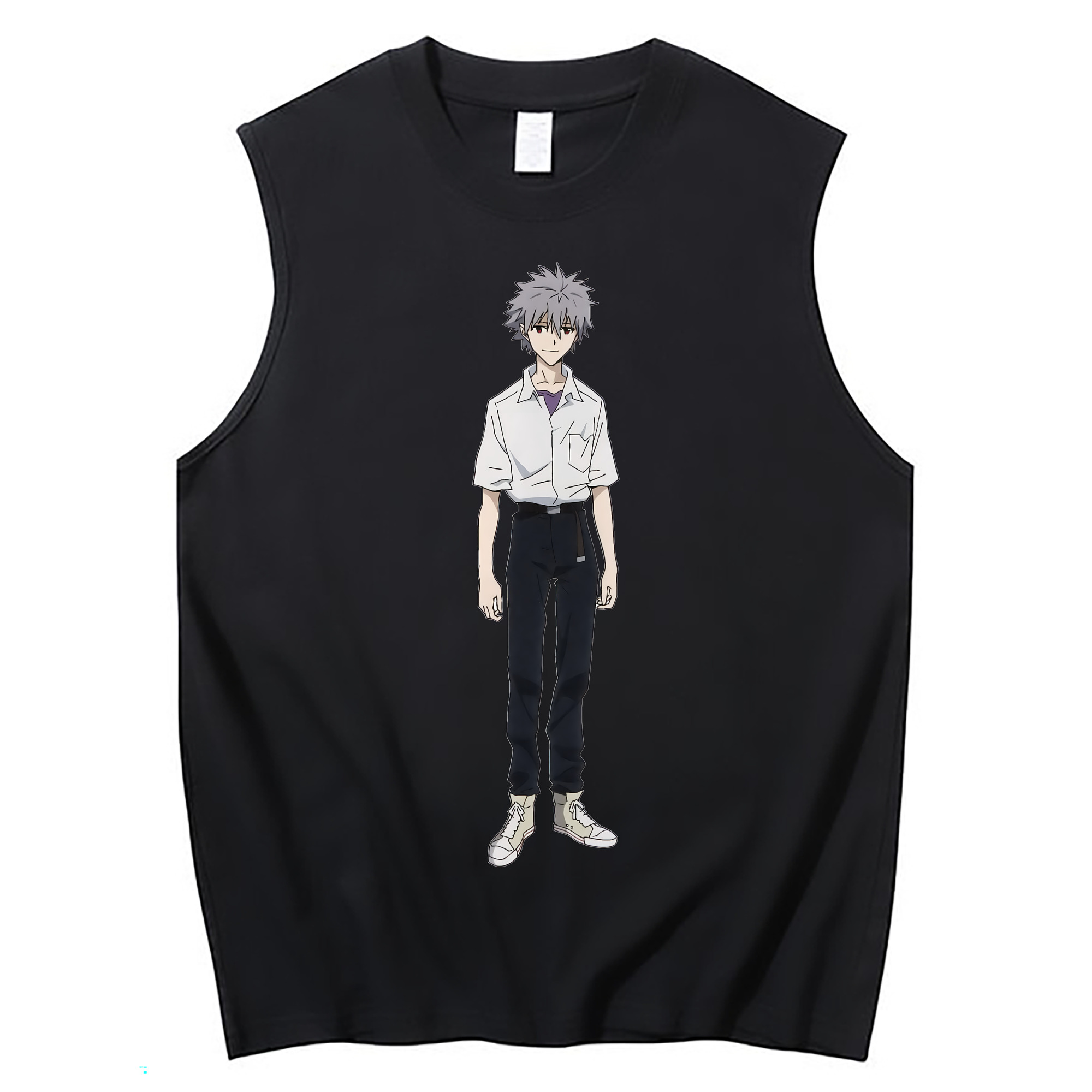 （画像用） EVA 新世紀エヴァンゲリオン コットン100％タンクトップ（フロントプリント）