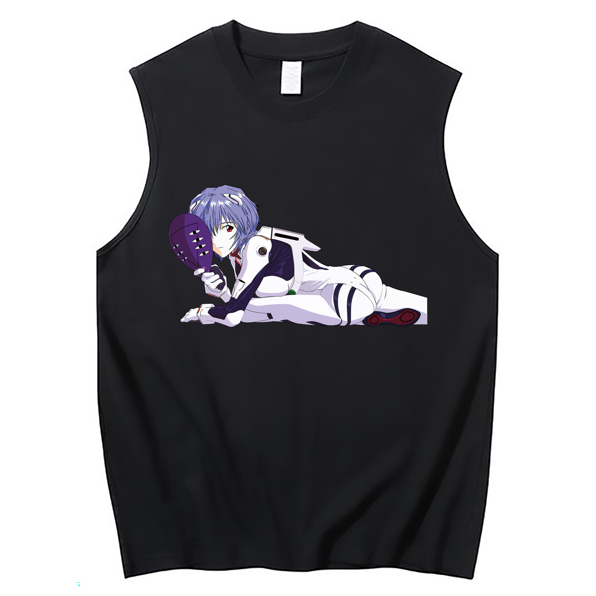 （画像用） EVA 新世紀エヴァンゲリオン コットン100％タンクトップ（フロントプリント）