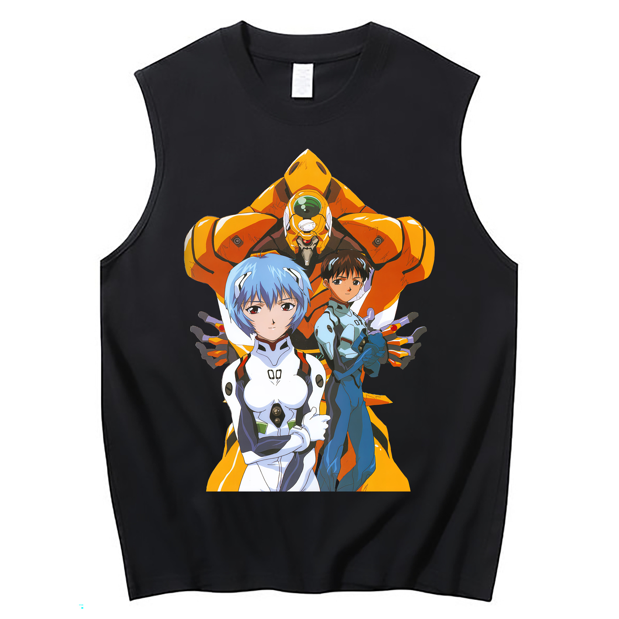 （画像用） EVA 新世紀エヴァンゲリオン コットン100％タンクトップ（フロントプリント）