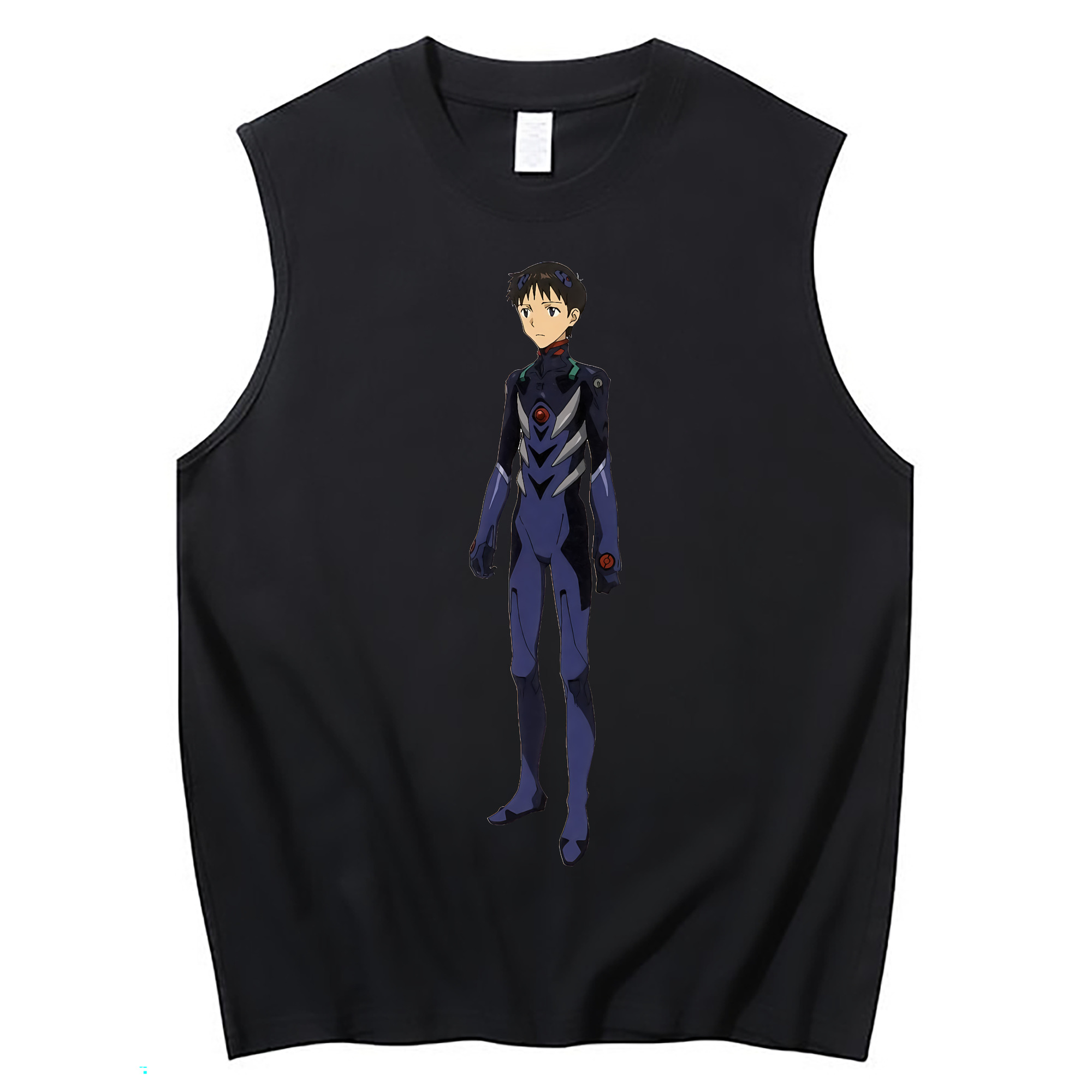 （画像用） EVA 新世紀エヴァンゲリオン コットン100％タンクトップ（フロントプリント）