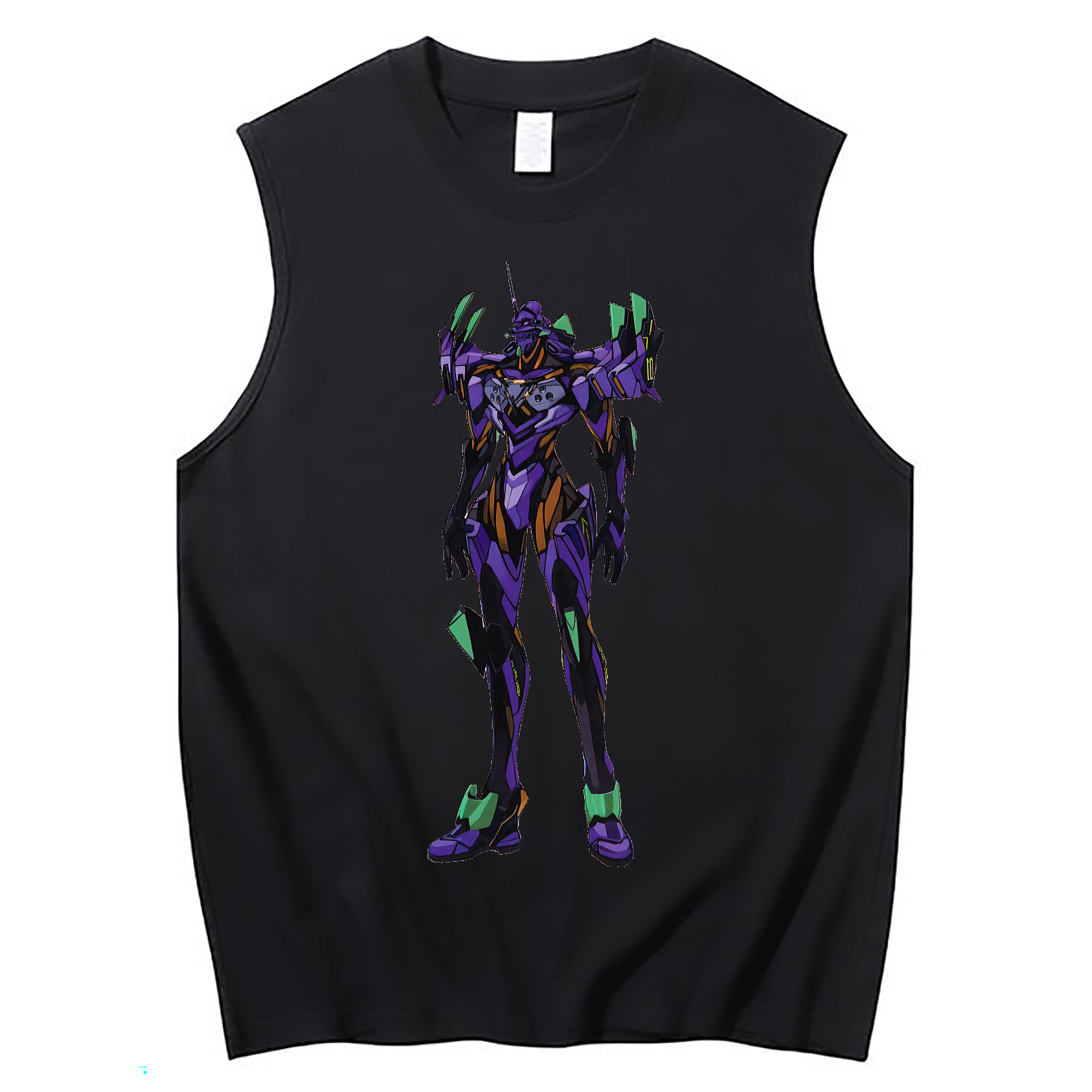 （画像用） EVA 新世紀エヴァンゲリオン コットン100％タンクトップ（フロントプリント）