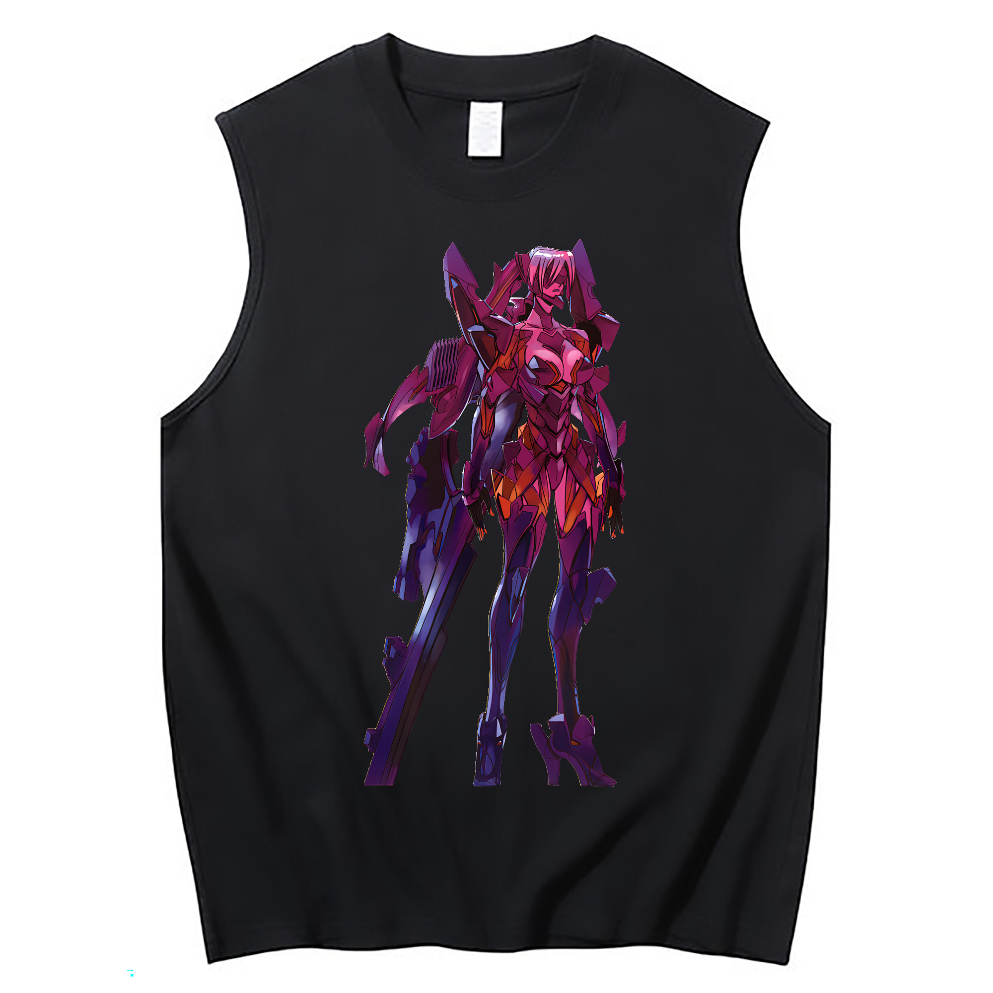 （画像用） EVA 新世紀エヴァンゲリオン コットン100％タンクトップ（フロントプリント）