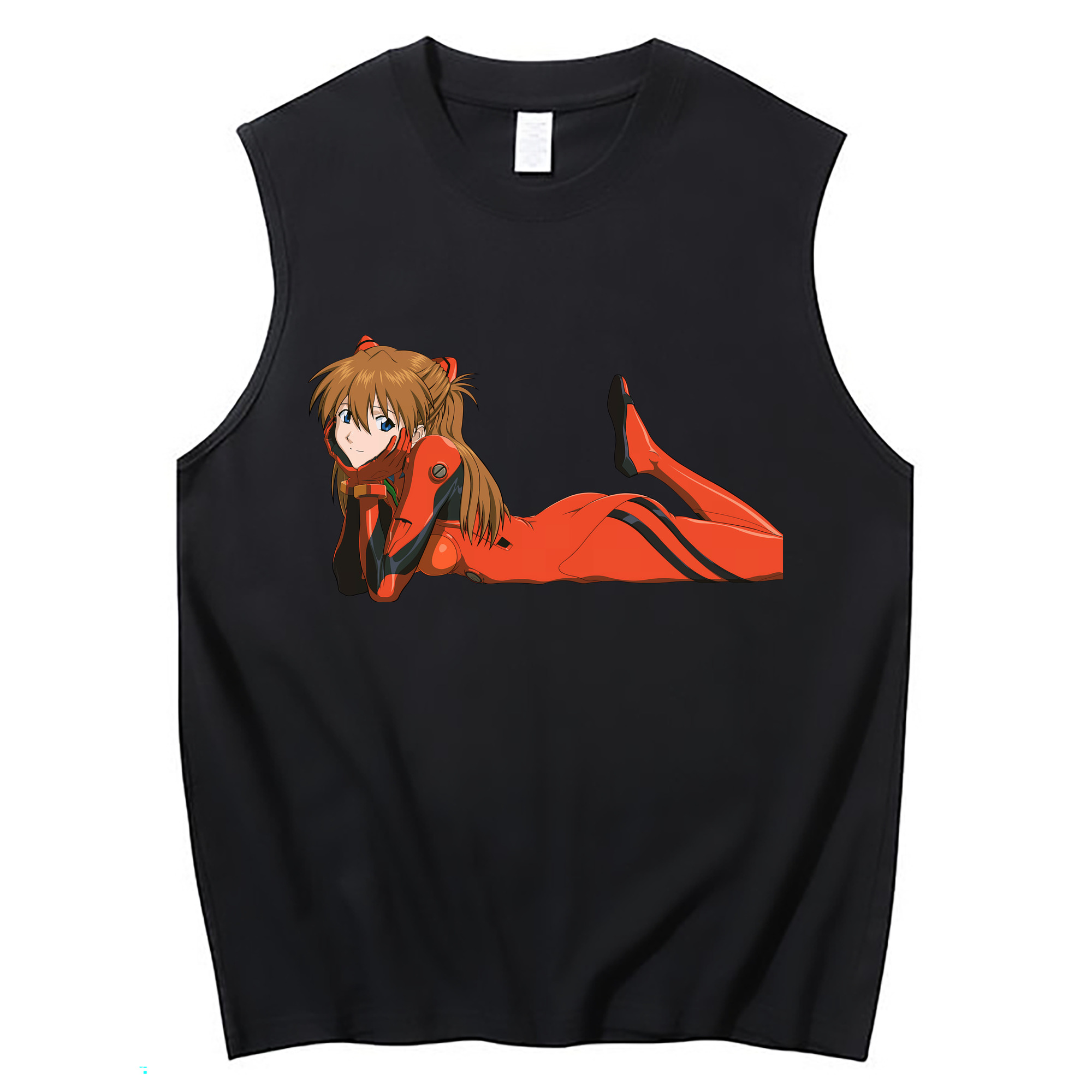 （画像用） EVA 新世紀エヴァンゲリオン コットン100％タンクトップ（フロントプリント）