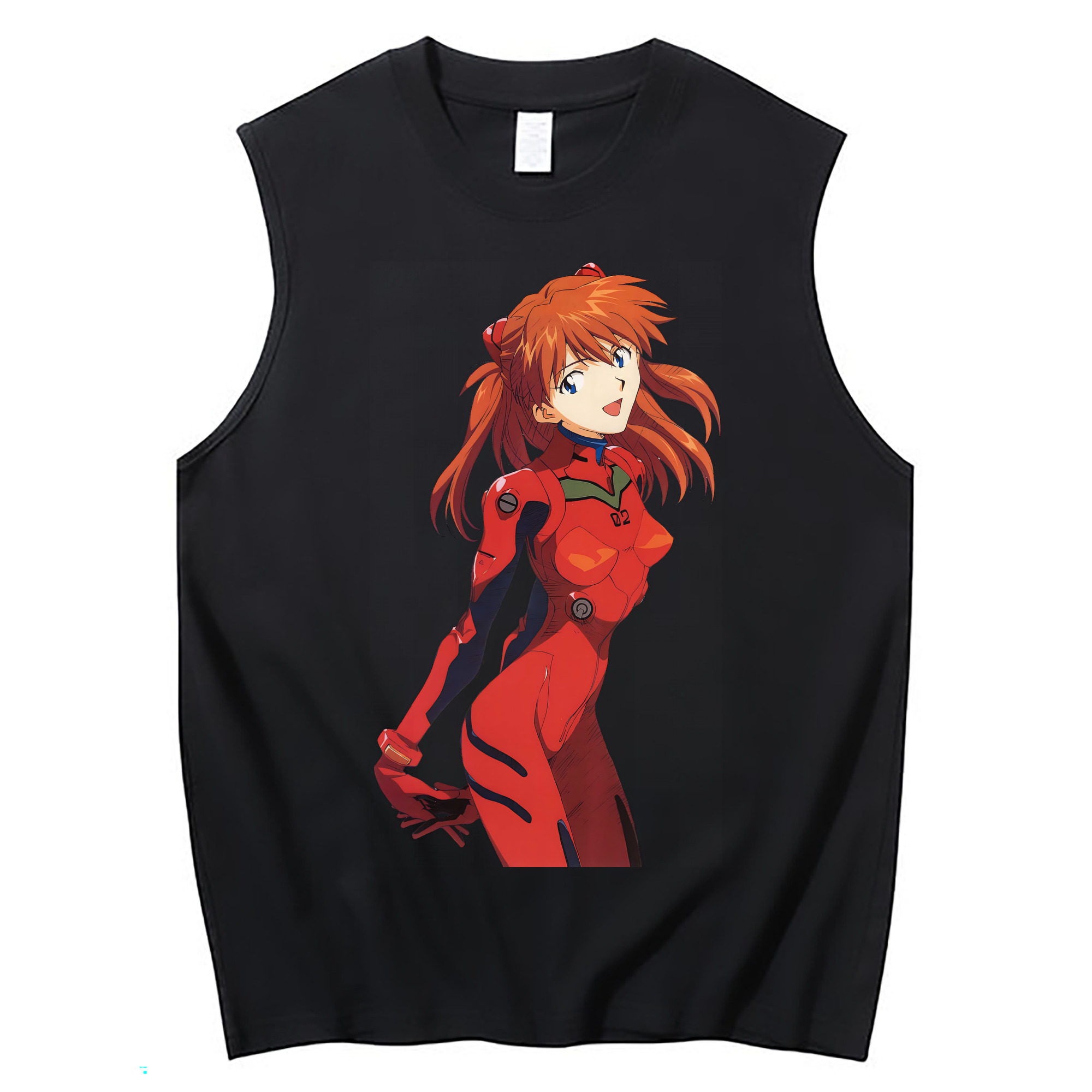 （画像用） EVA 新世紀エヴァンゲリオン コットン100％タンクトップ（フロントプリント）