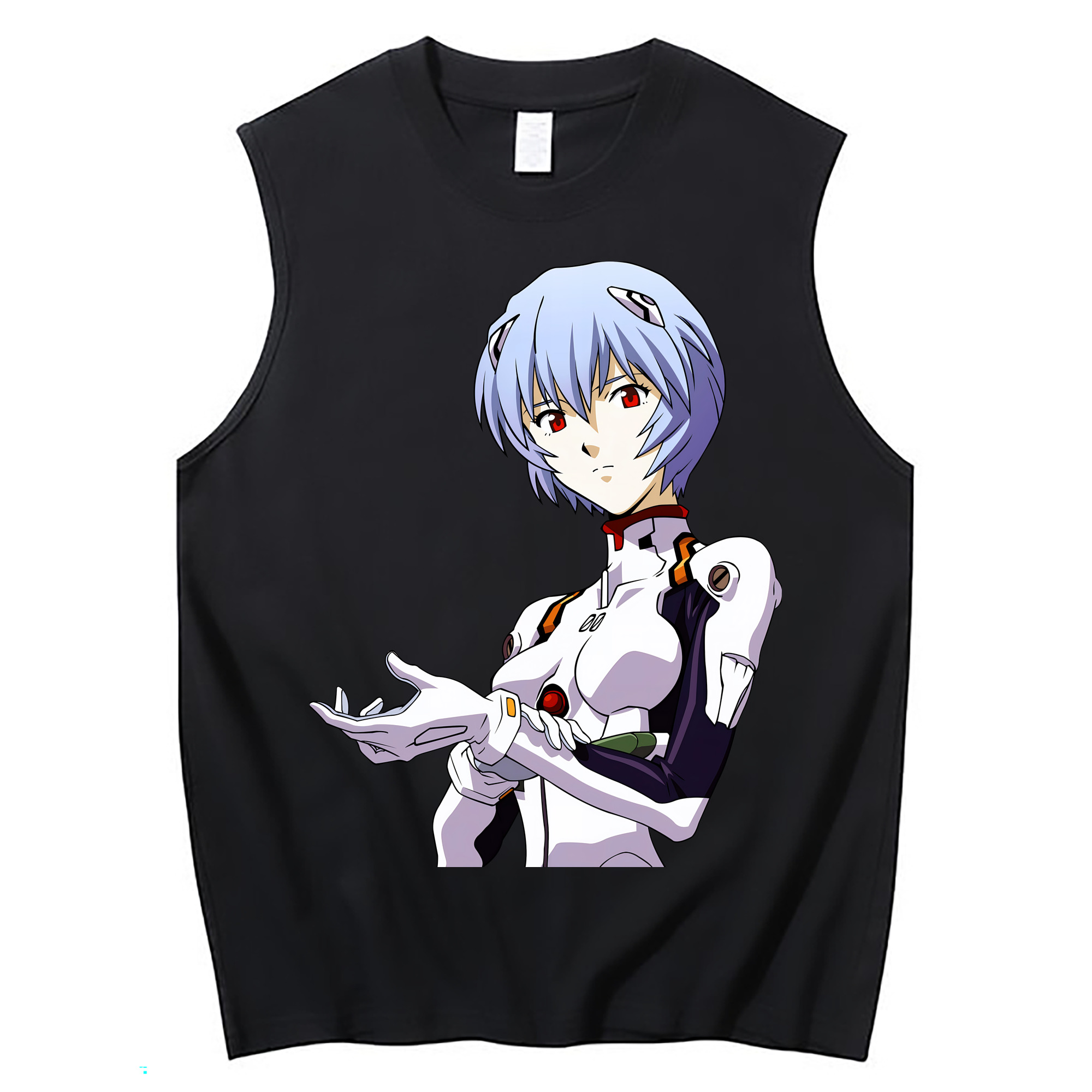 （画像用） EVA 新世紀エヴァンゲリオン コットン100％タンクトップ（フロントプリント）