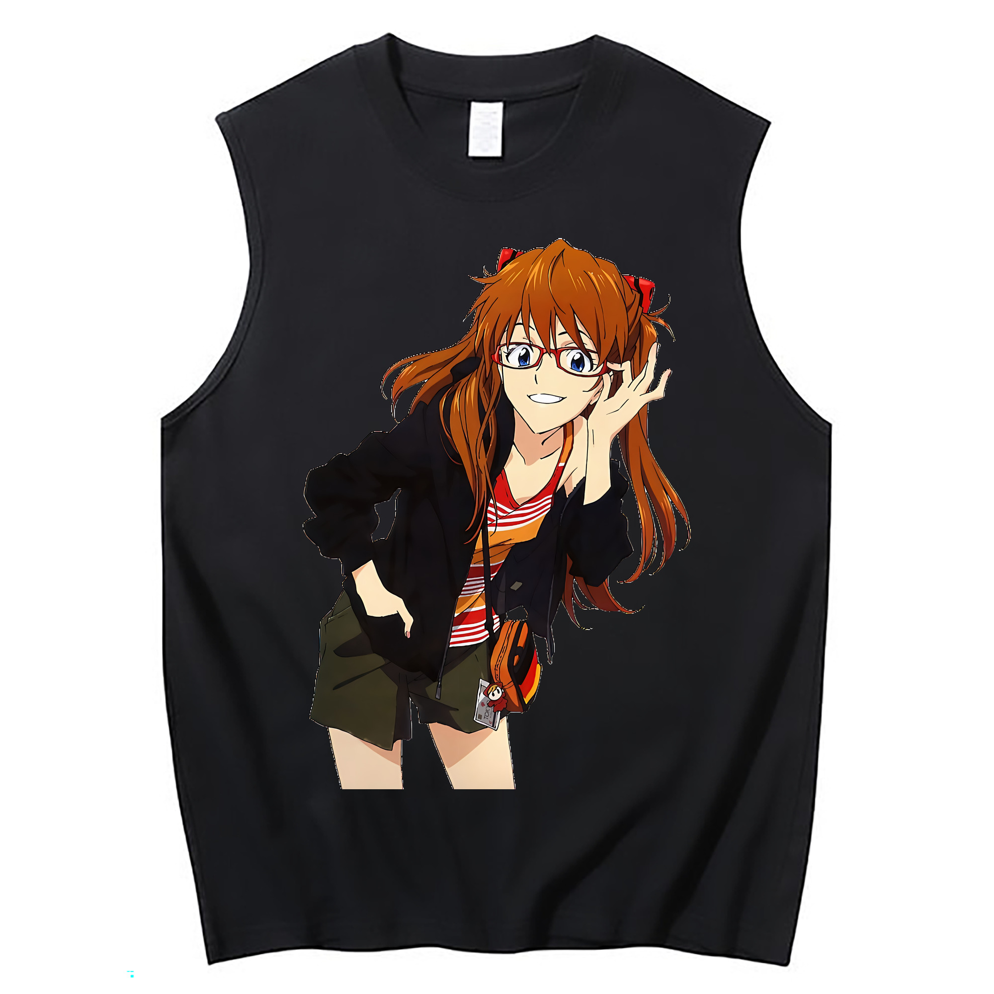 （画像用） EVA 新世紀エヴァンゲリオン コットン100％タンクトップ（フロントプリント）