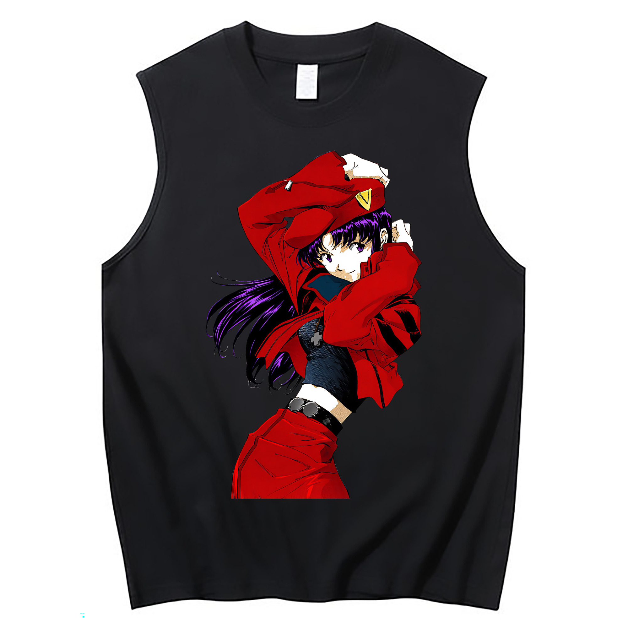 （画像用） EVA 新世紀エヴァンゲリオン コットン100％タンクトップ（フロントプリント）