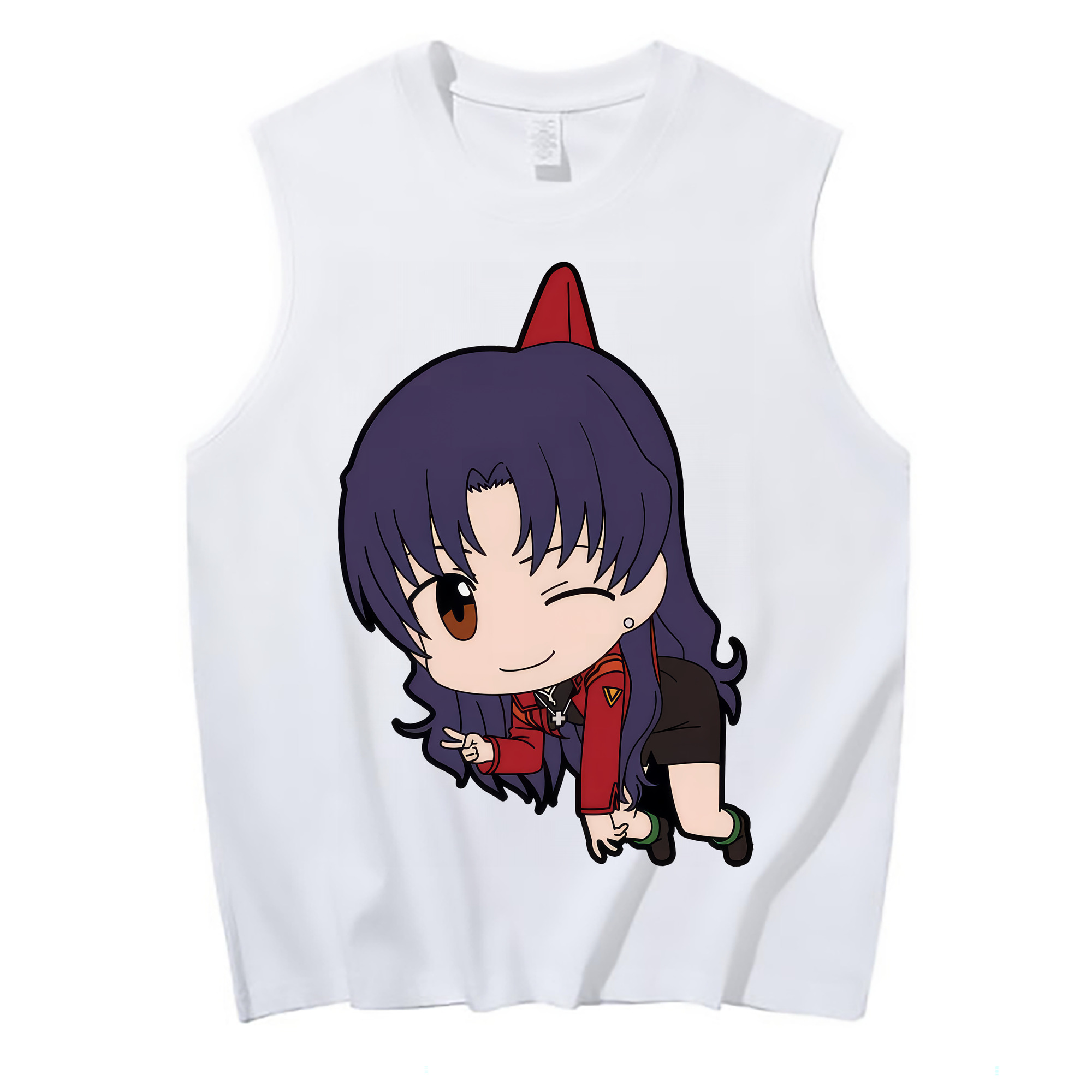 （画像用） EVA 新世紀エヴァンゲリオン コットン100％タンクトップ（フロントプリント）