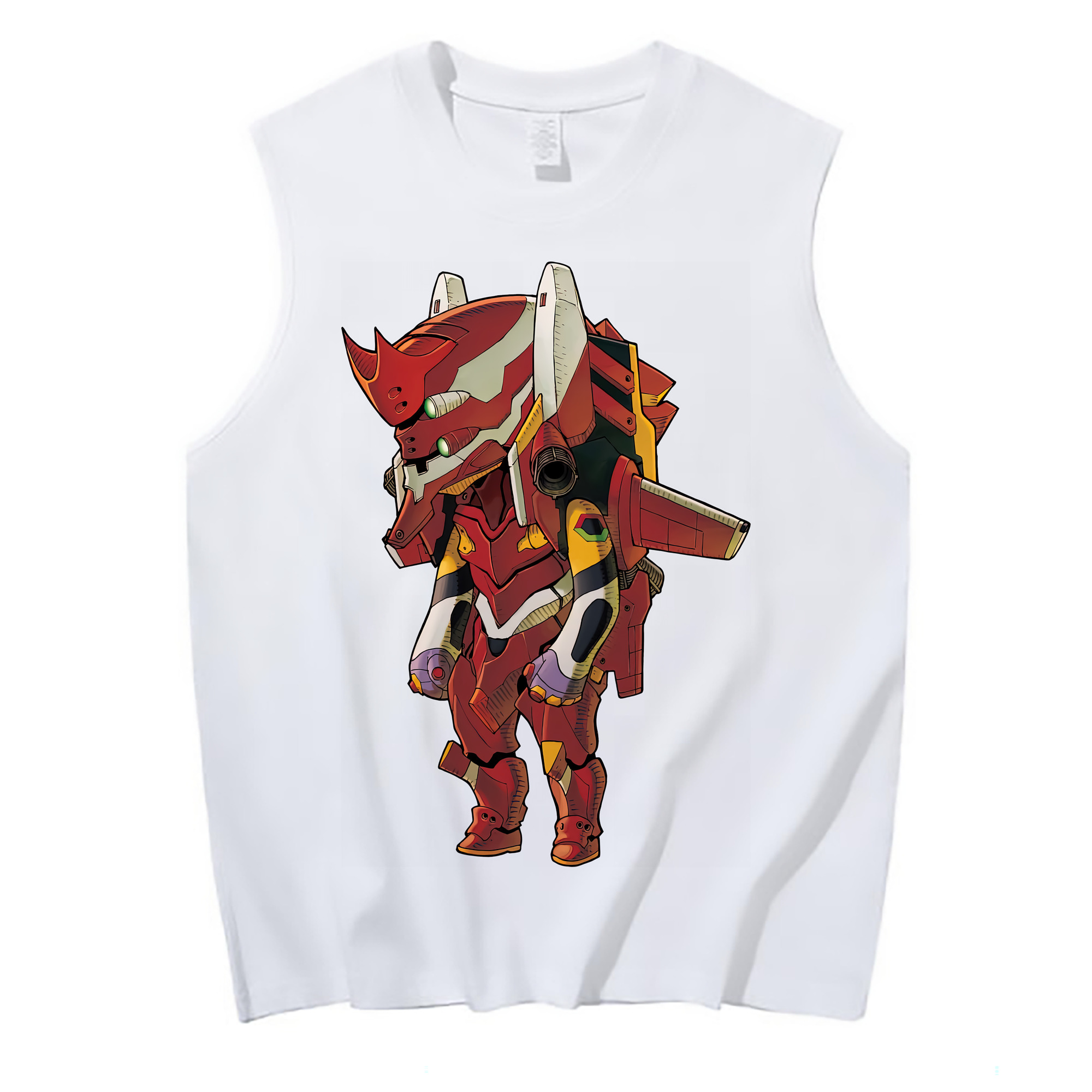 （画像用） EVA 新世紀エヴァンゲリオン コットン100％タンクトップ（フロントプリント）
