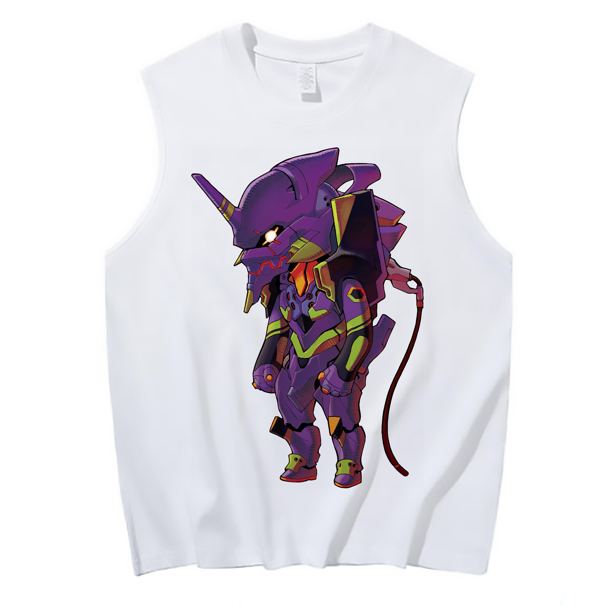 （画像用） EVA 新世紀エヴァンゲリオン コットン100％タンクトップ（フロントプリント）