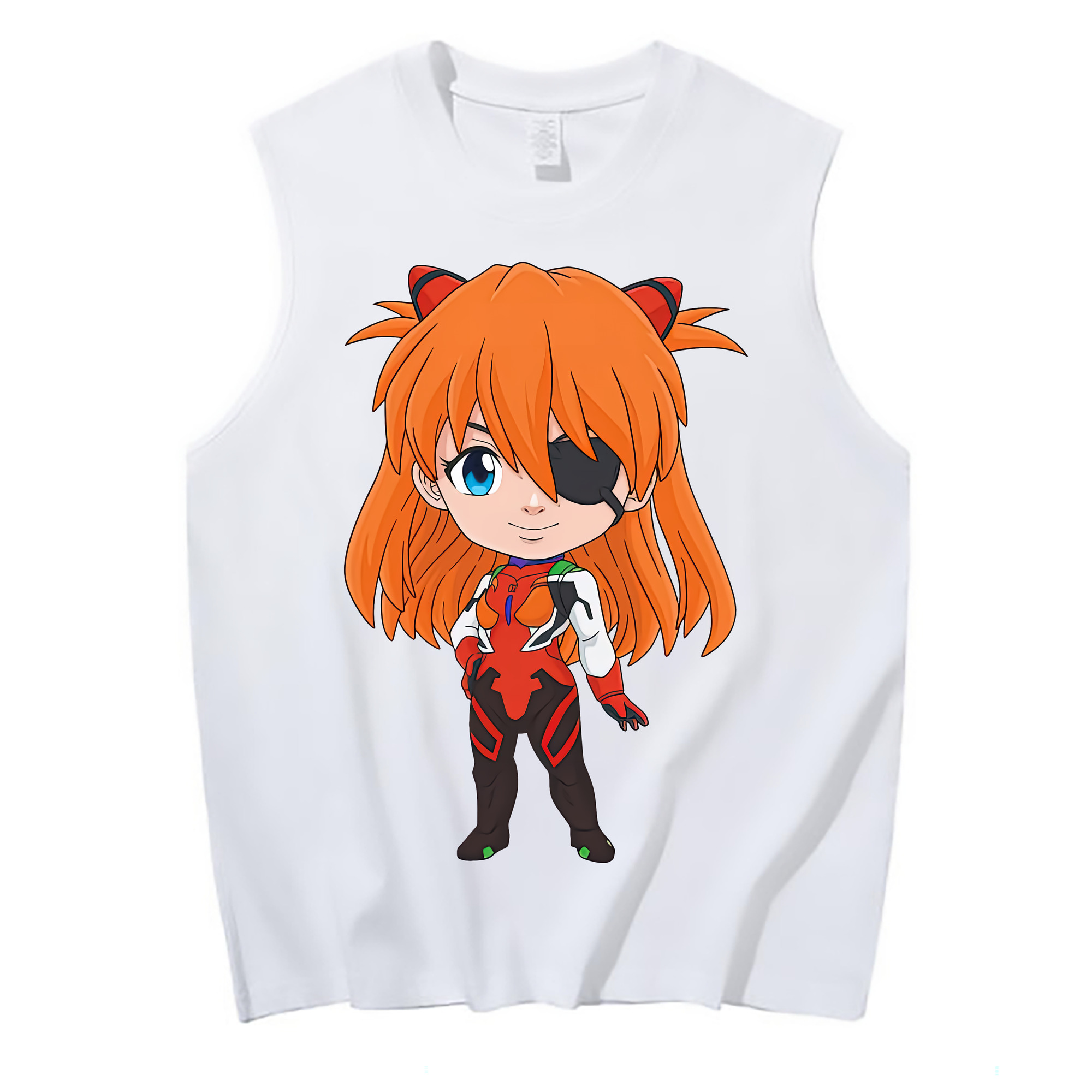 （画像用） EVA 新世紀エヴァンゲリオン コットン100％タンクトップ（フロントプリント）