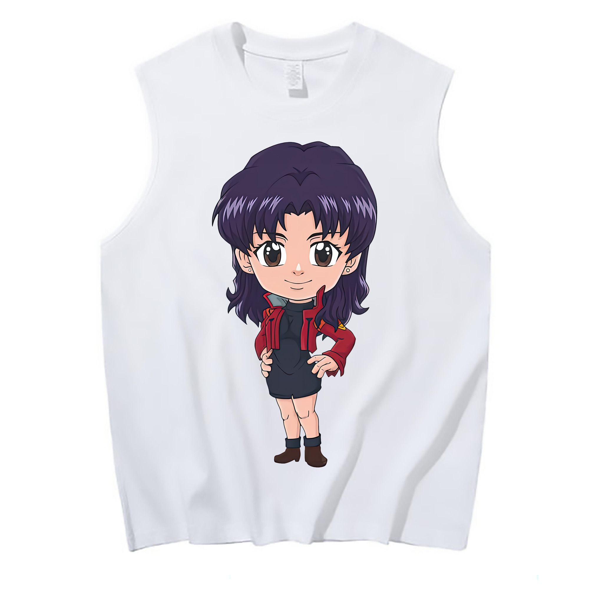 （画像用） EVA 新世紀エヴァンゲリオン コットン100％タンクトップ（フロントプリント）