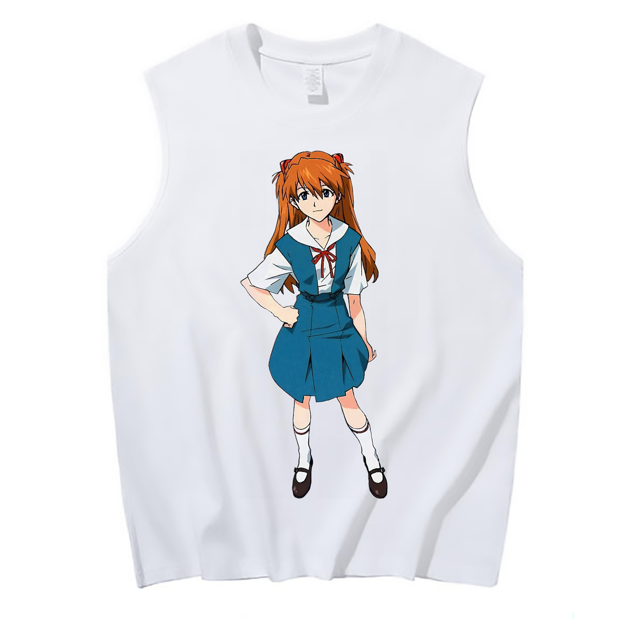 （画像用） EVA 新世紀エヴァンゲリオン コットン100％タンクトップ（フロントプリント）