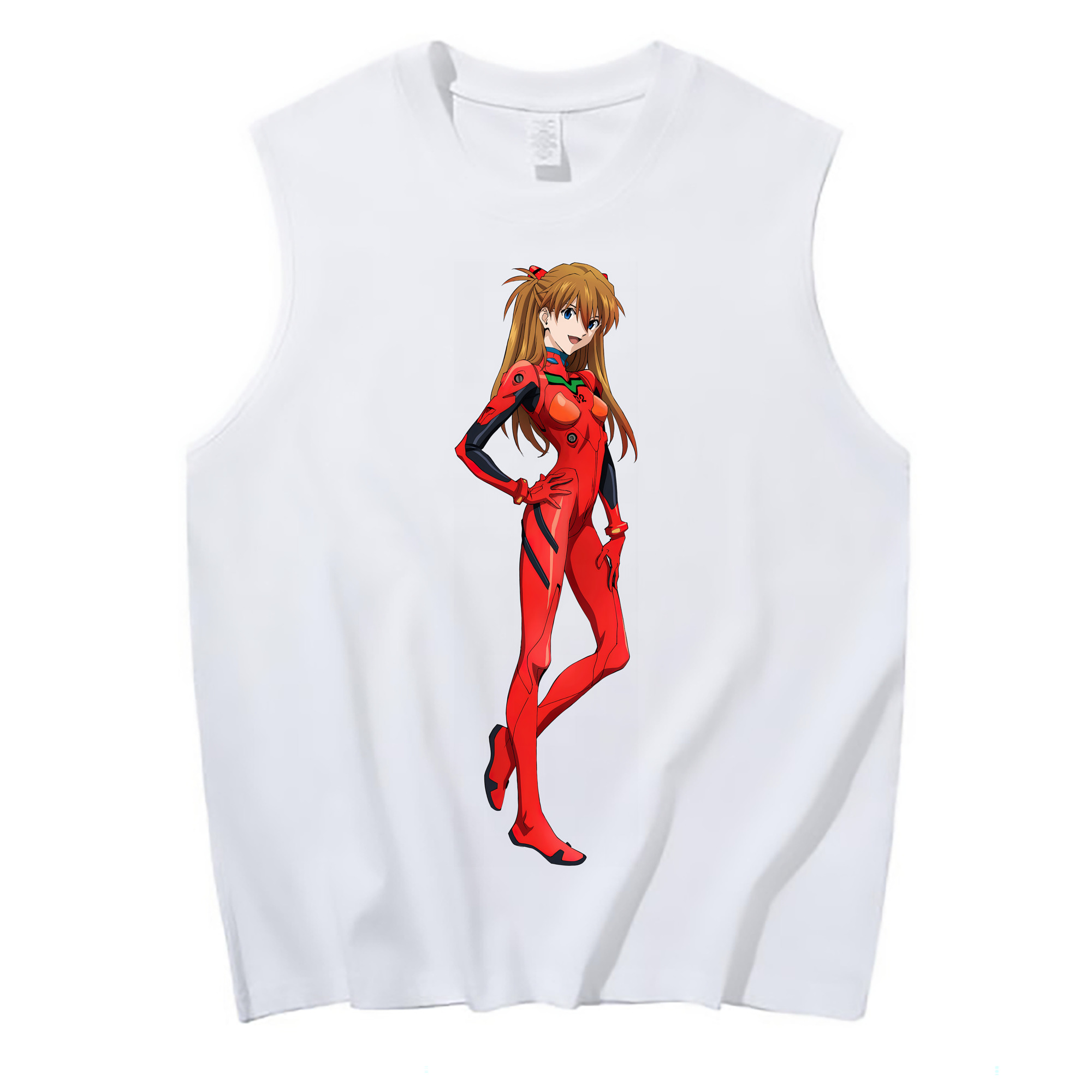 （画像用） EVA 新世紀エヴァンゲリオン コットン100％タンクトップ（フロントプリント）