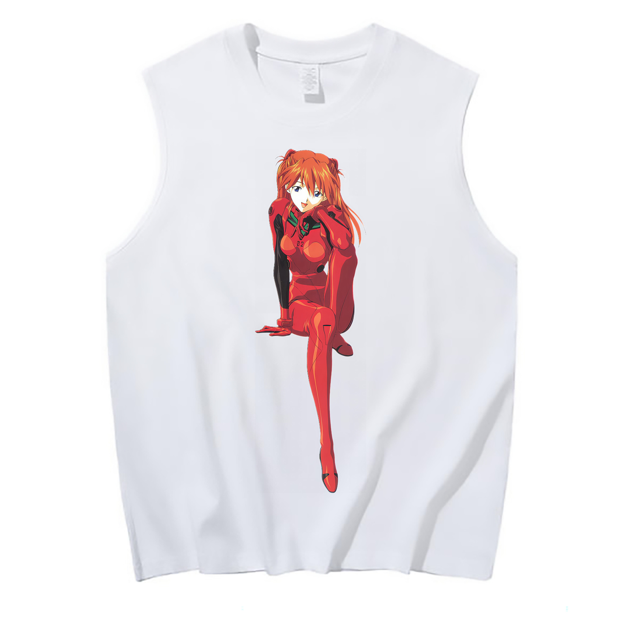 （画像用） EVA 新世紀エヴァンゲリオン コットン100％タンクトップ（フロントプリント）