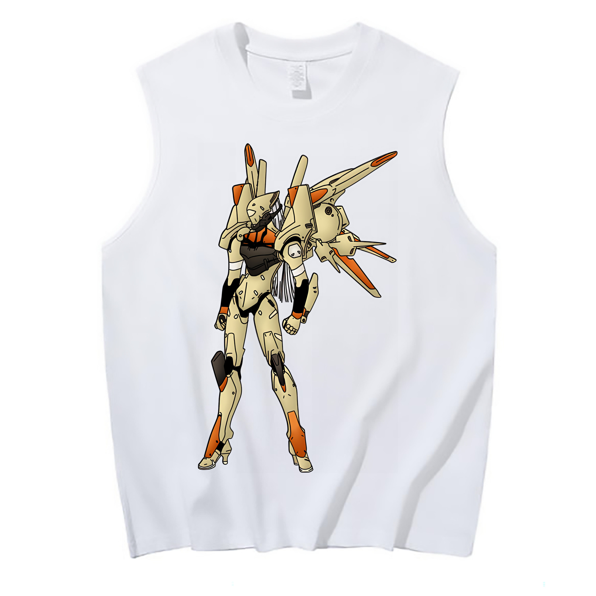（画像用） EVA 新世紀エヴァンゲリオン コットン100％タンクトップ（フロントプリント）