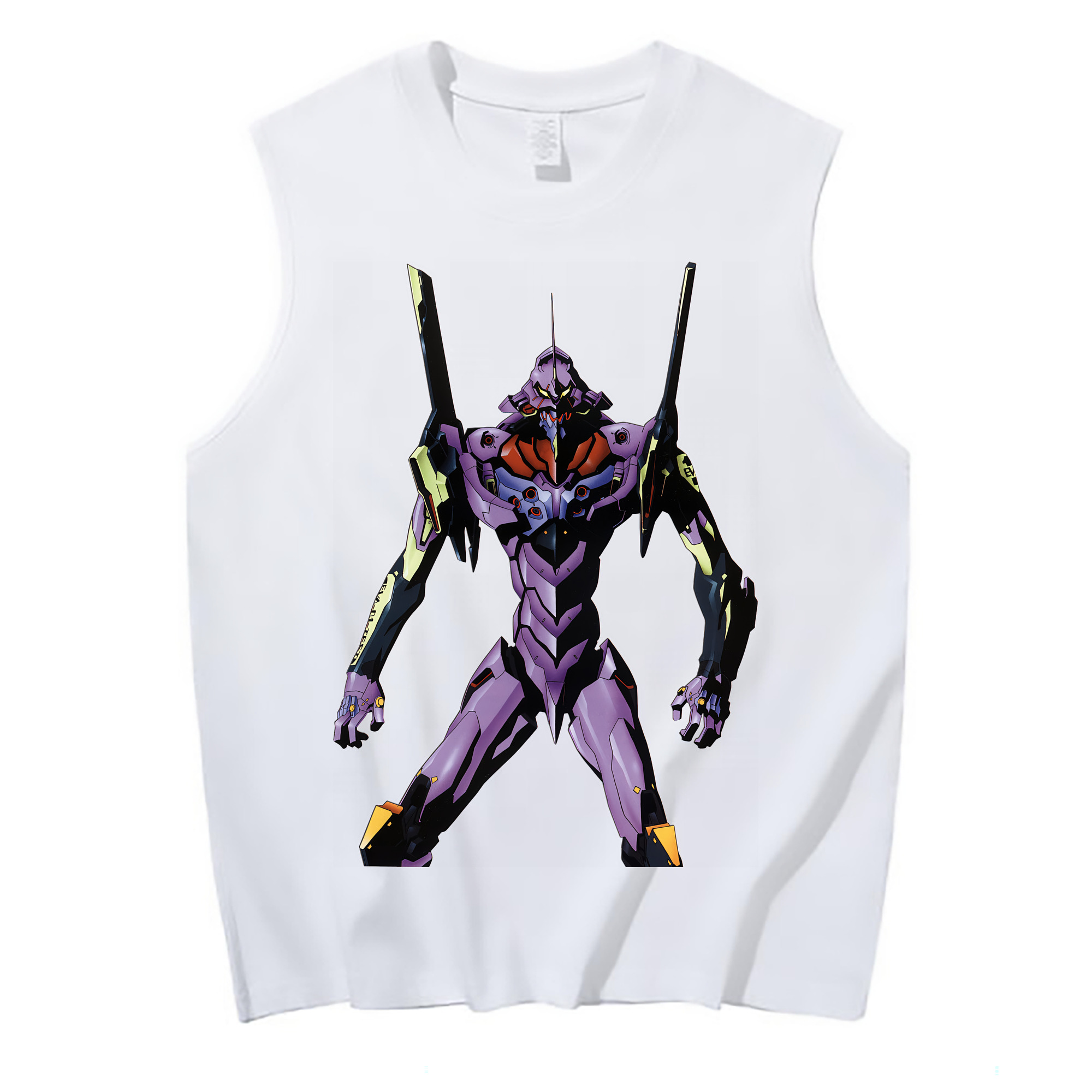 （画像用） EVA 新世紀エヴァンゲリオン コットン100％タンクトップ（フロントプリント）