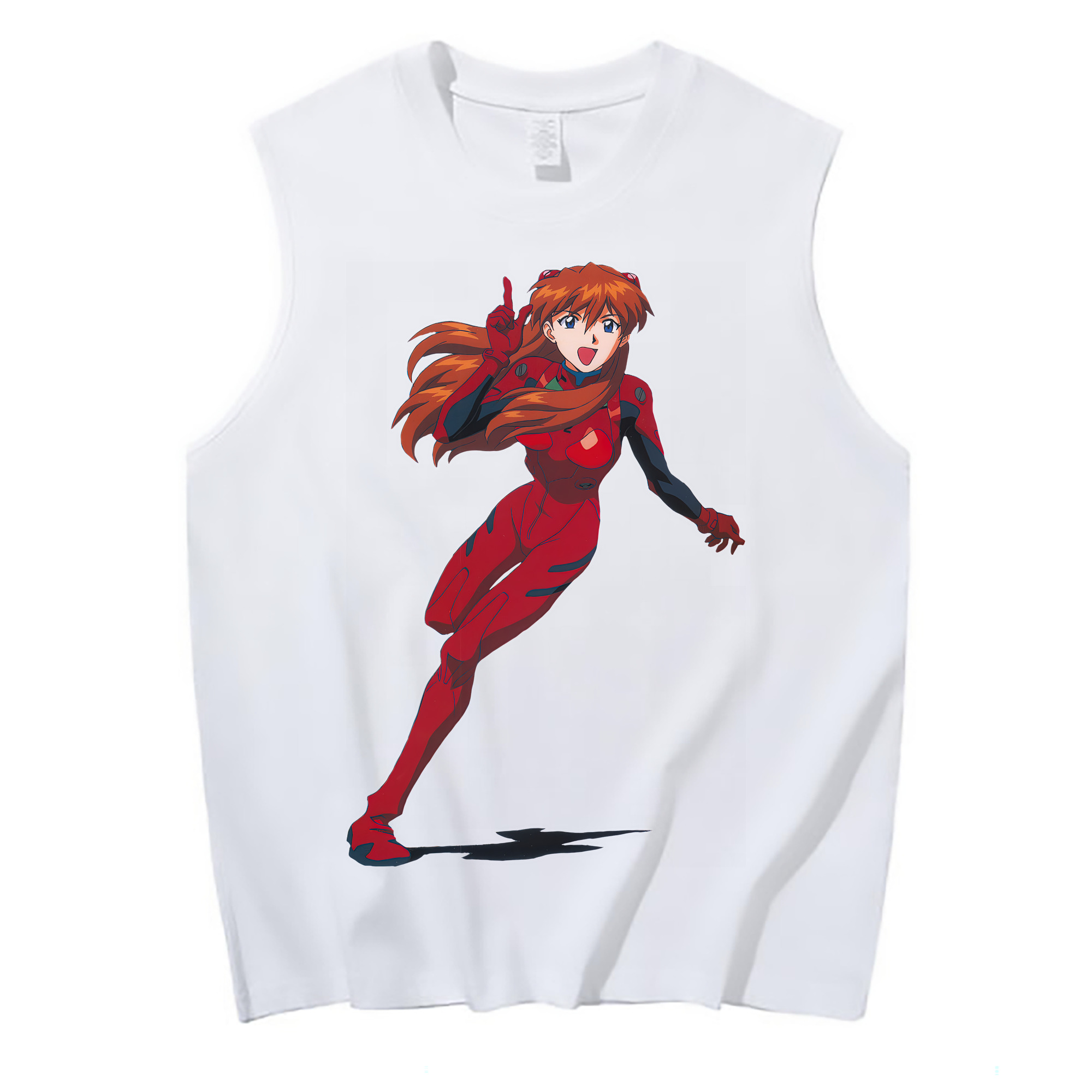 （画像用） EVA 新世紀エヴァンゲリオン コットン100％タンクトップ（フロントプリント）